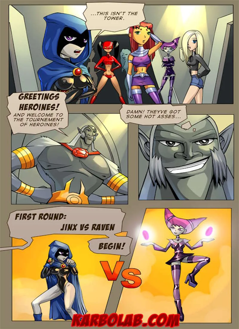 Raven vs Jinx (Teen Titans) [Karbo] cover