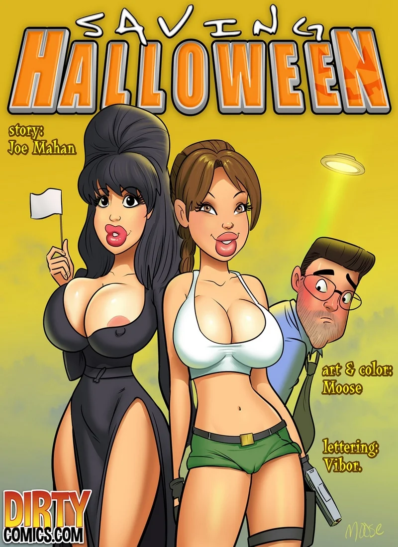 Saving Halloween [Dirty Comics] cover