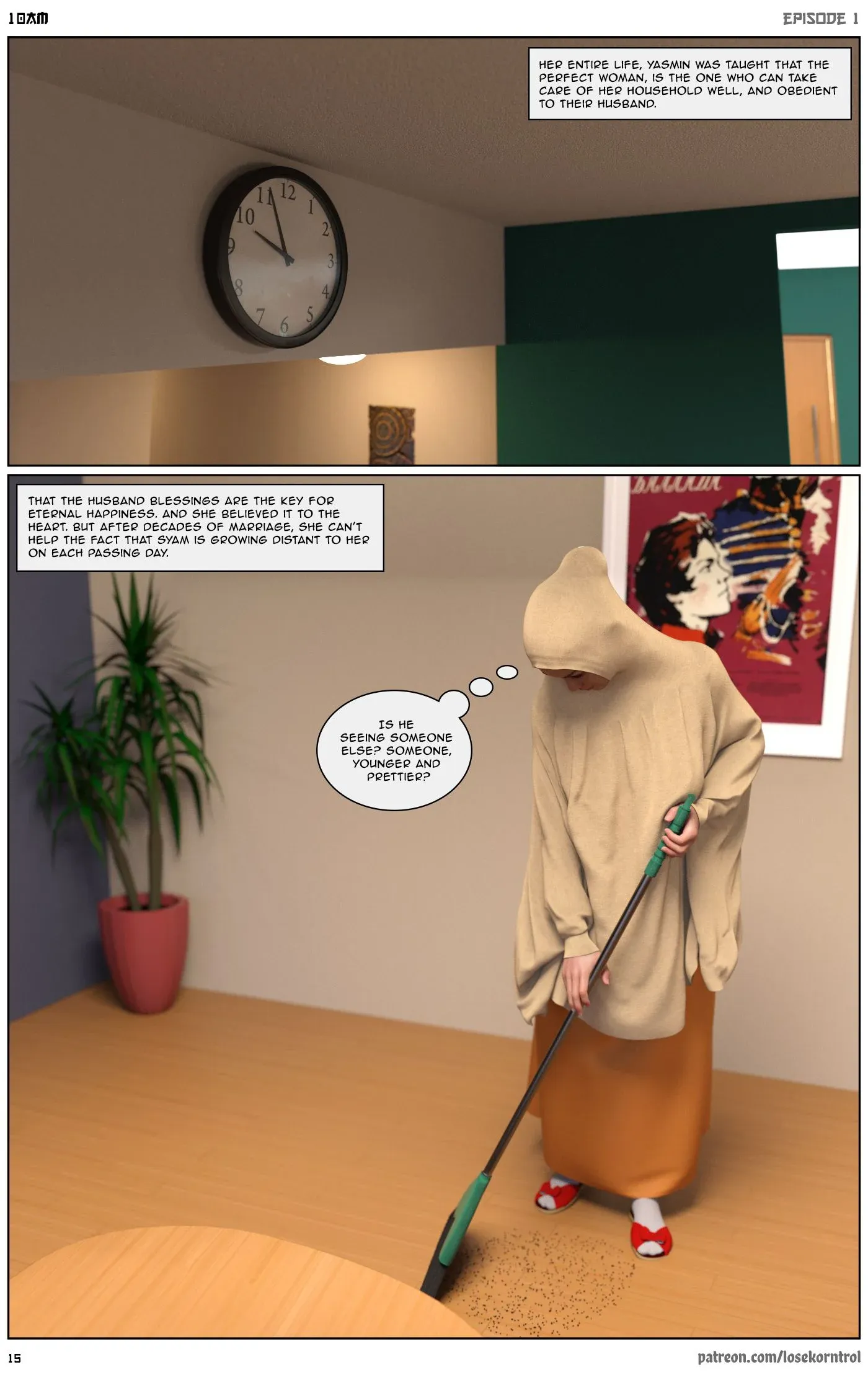 10 AM, 1 . 10 AM - Chapter 1 [LoseKorntrol, Hijab 3DX], page 16 of 52