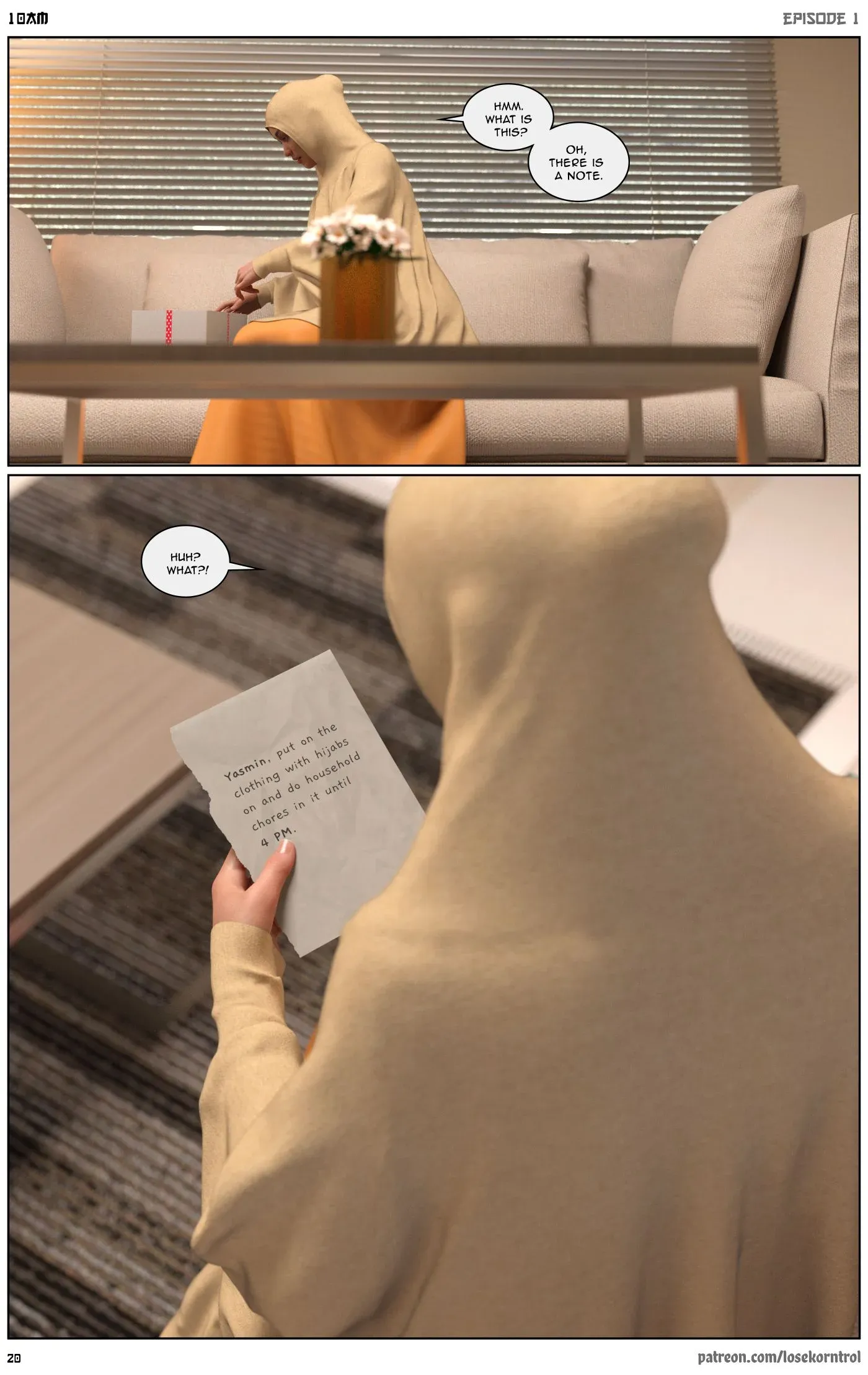 10 AM, 1 . 10 AM - Chapter 1 [LoseKorntrol, Hijab 3DX], page 21 of 52