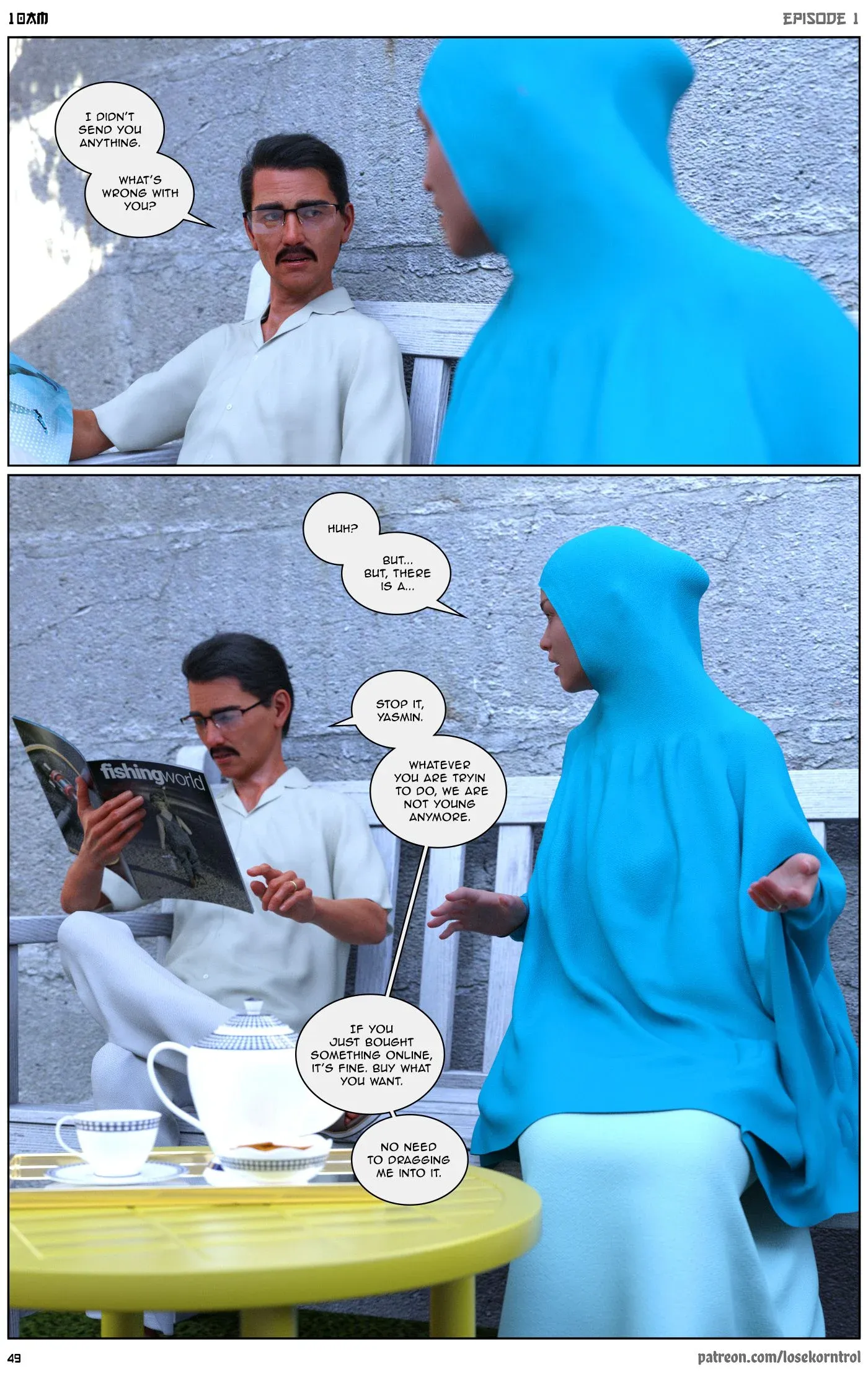 10 AM, 1 . 10 AM - Chapter 1 [LoseKorntrol, Hijab 3DX], page 50 of 52