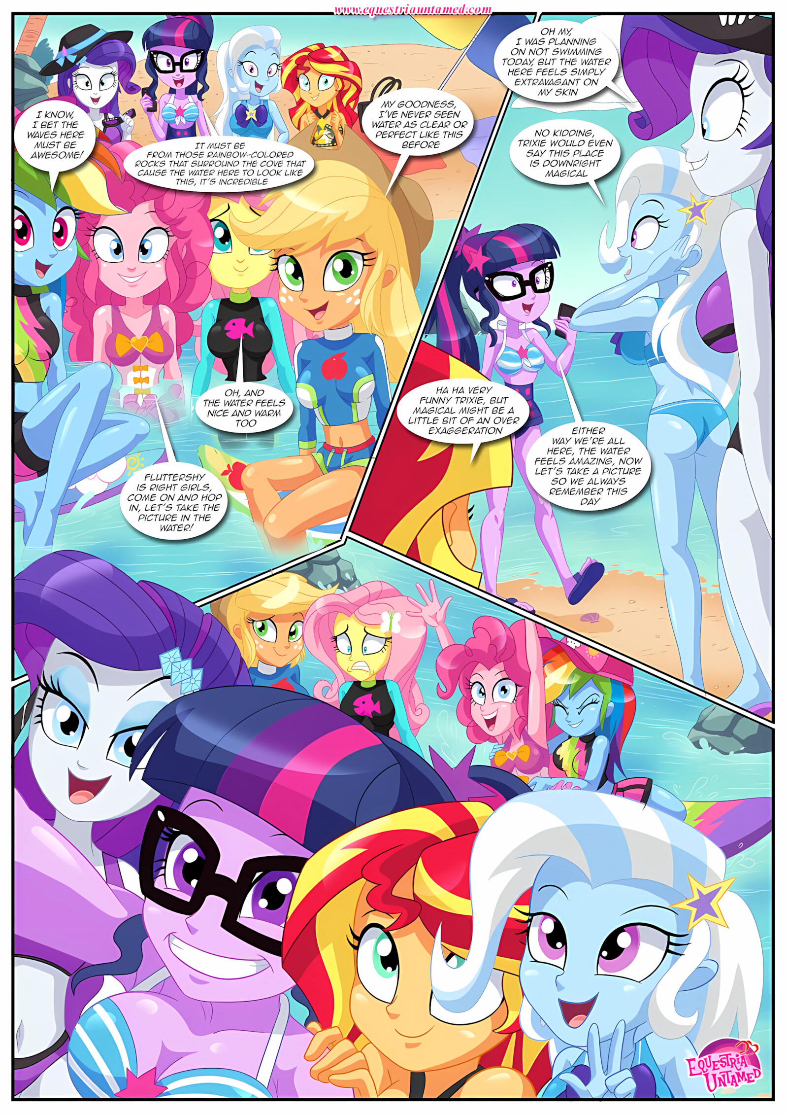 Party At Rainbow Cover [Palcomix], Party At Rainbow Cover, page 3 of 25