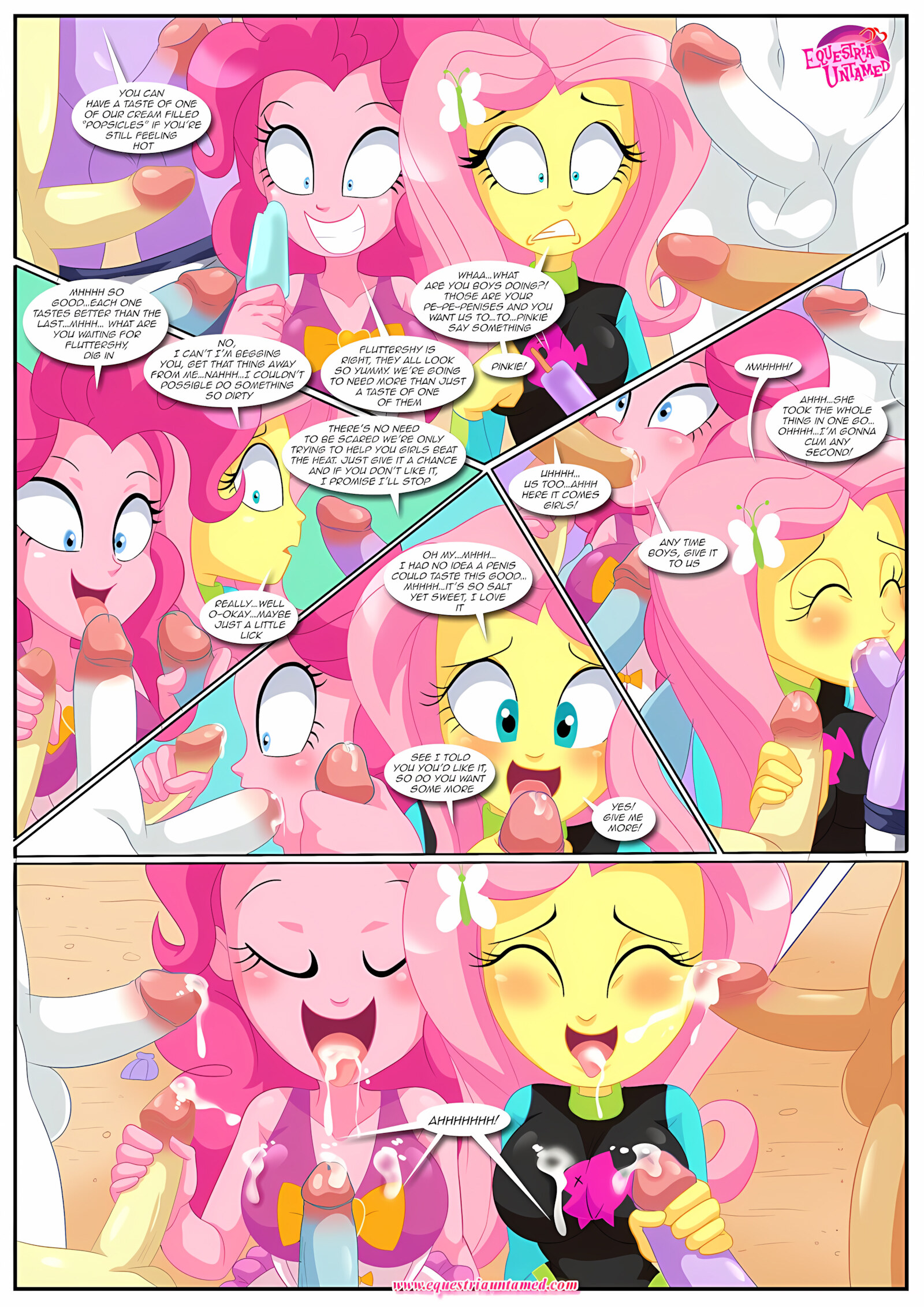 Party At Rainbow Cover [Palcomix], Party At Rainbow Cover, page 8 of 25