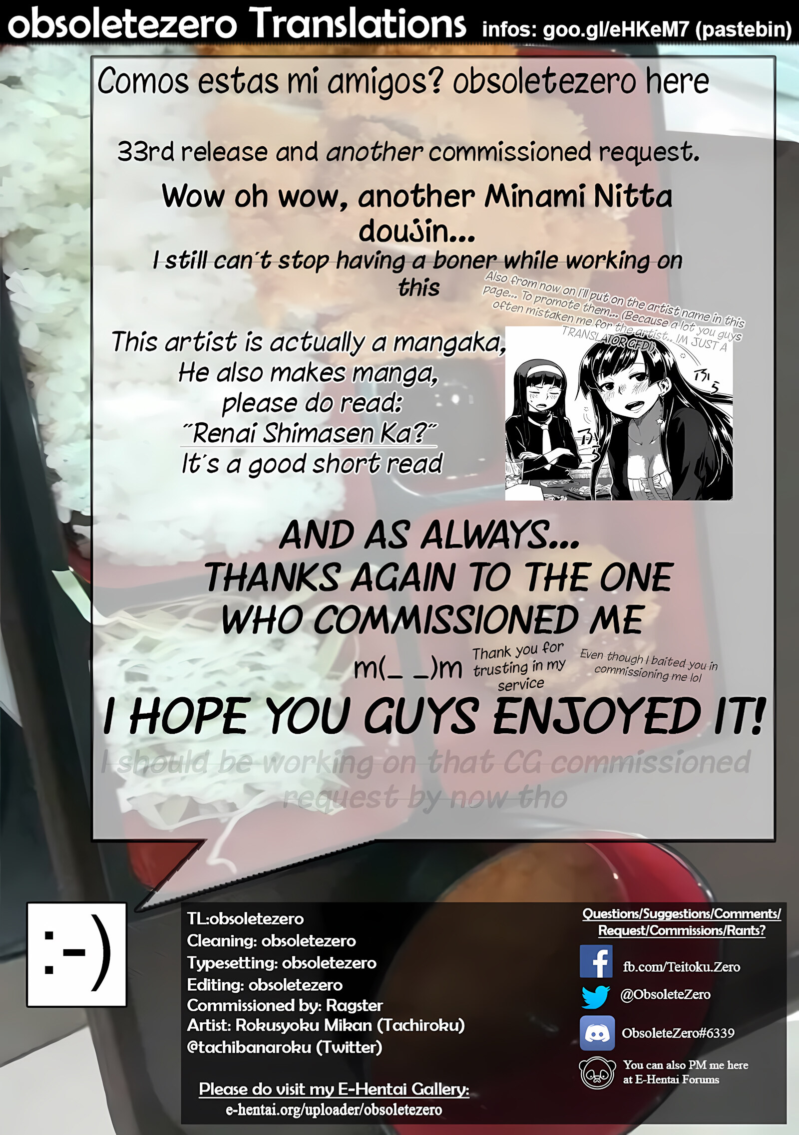 Please put on more weight, Nitta-san [Tachibana roku], Please put on more weight, Nitta-san, page 34 of 34