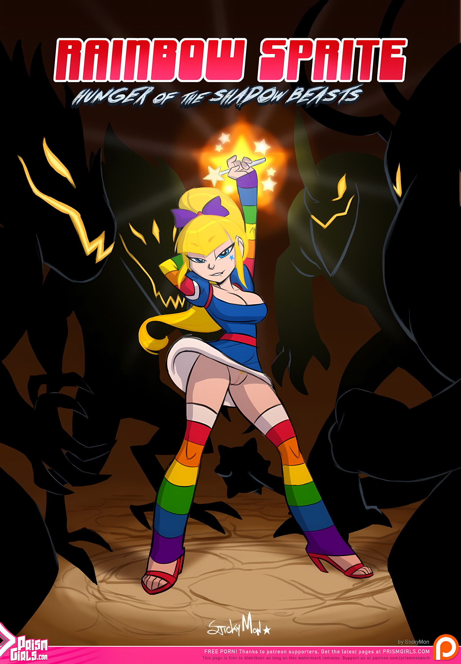 Rainbow Sprite- Hunger Of The Shadow Beasts [StickyMon], Rainbow Sprite- Hunger Of The Shadow Beasts (Rainbow Brite) [StickyMon], page 1 of 20