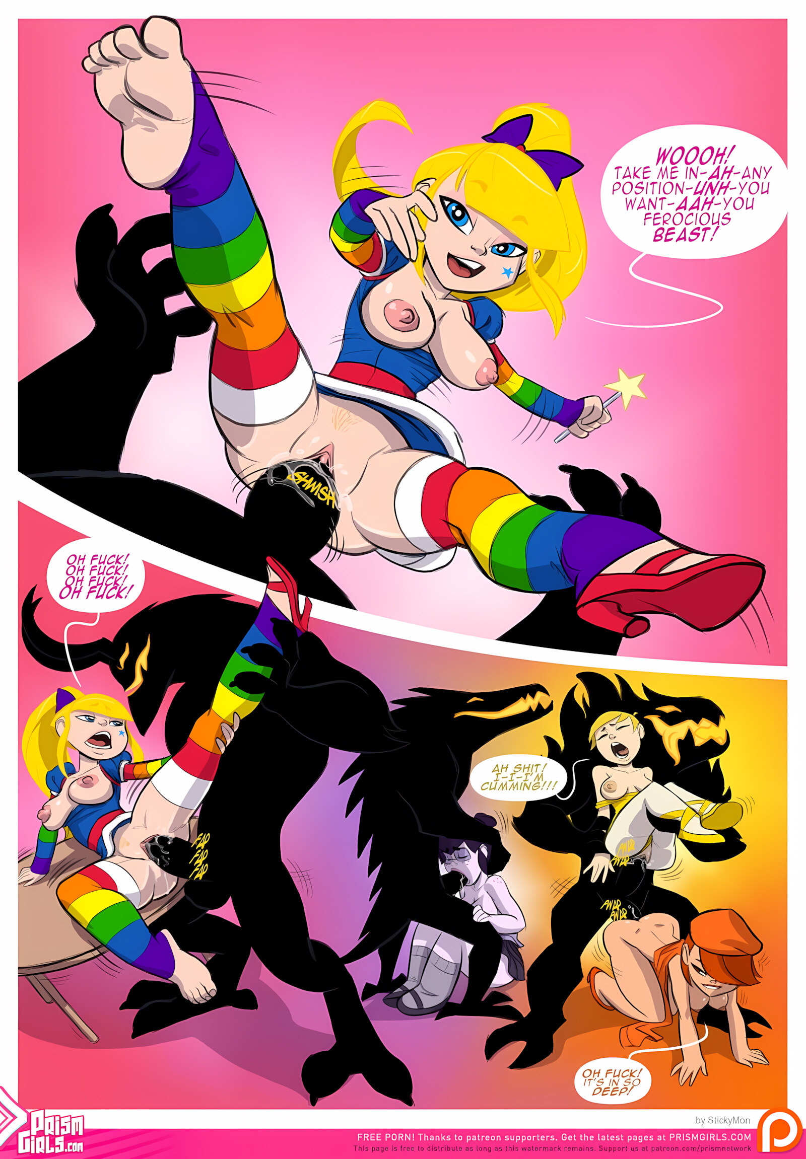 Rainbow Sprite- Hunger Of The Shadow Beasts [StickyMon], Rainbow Sprite- Hunger Of The Shadow Beasts (Rainbow Brite) [StickyMon], page 14 of 20