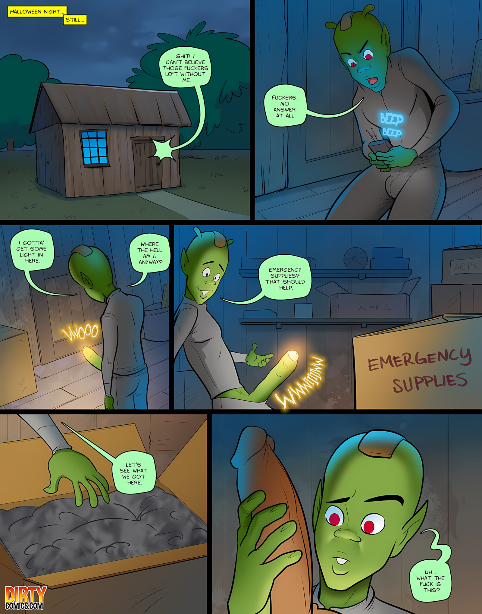 Saving Halloween [Dirty Comics], Saving Halloween 2, page 2 of 11