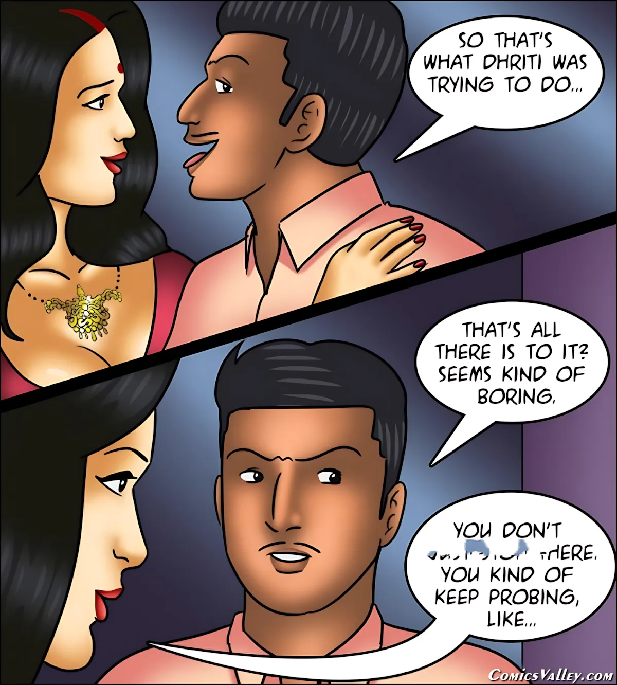 Savita Bhabhi 141-153 [Kirtu], Savita Bhabhi Episode 153 - Lessons In Lovemaking, page 25 of 139