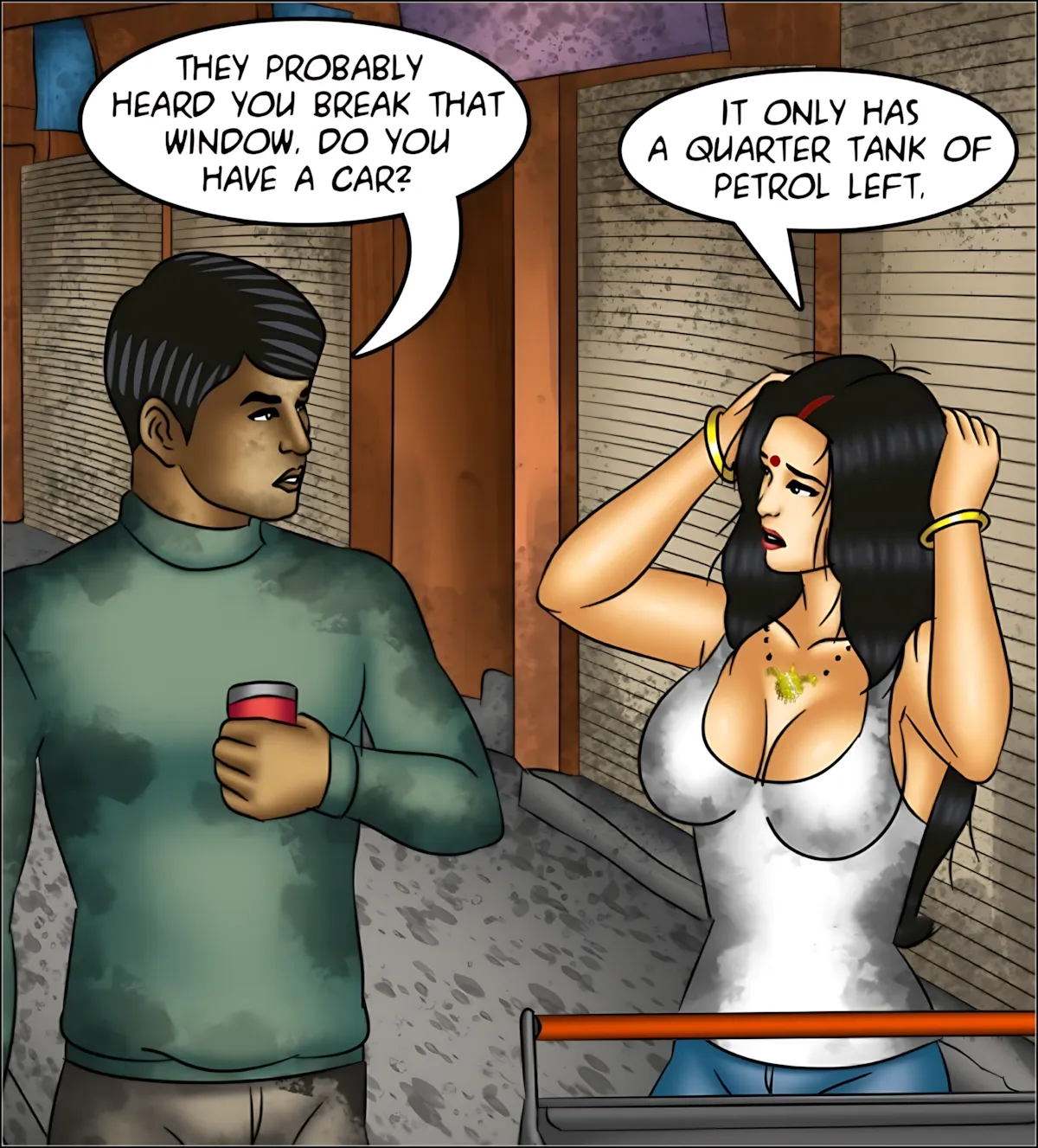 Savita Bhabhi 141-153 [Kirtu], Savita Bhabhi Episode 151 - The Last Woman on Earth, page 25 of 140