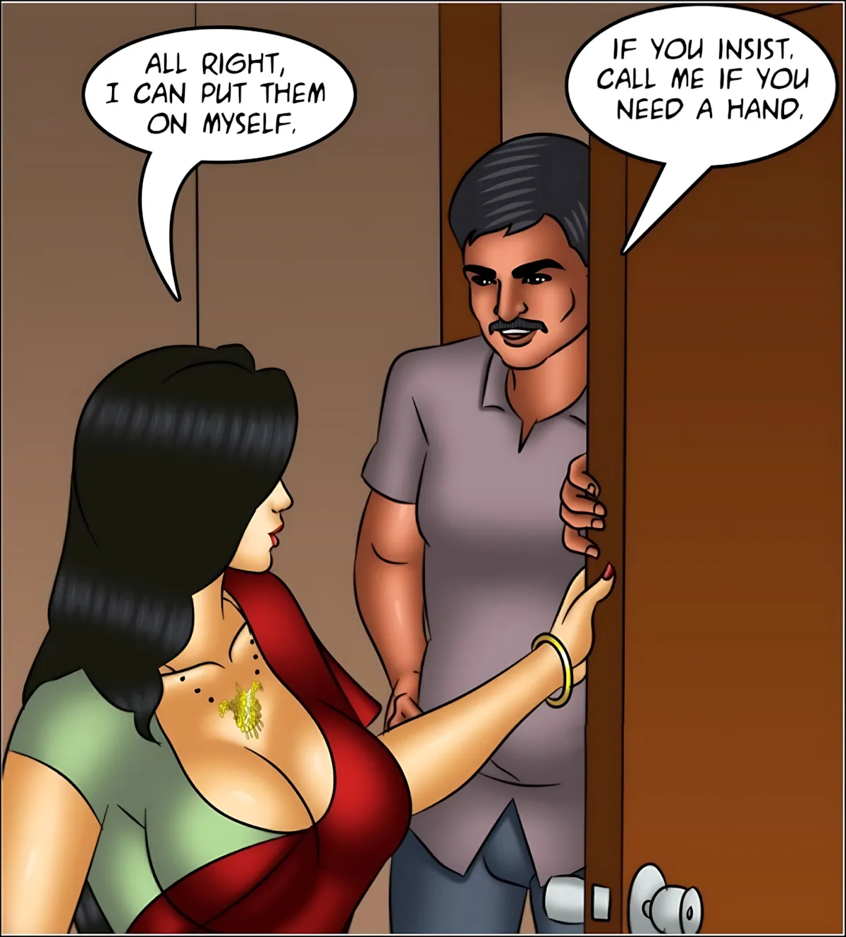 Savita Bhabhi 141-153 [Kirtu], Savita Bhabhi Episode 150 - Vamika's Secret, page 46 of 129