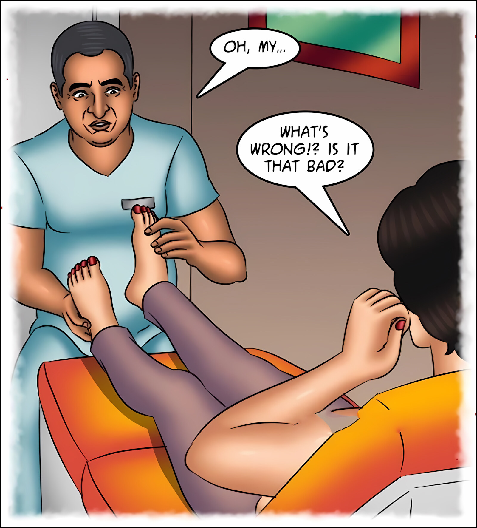 Savita Bhabhi 141-153 [Kirtu], Savita Bhabhi 146 - The Other Shoe Drops, page 22 of 142