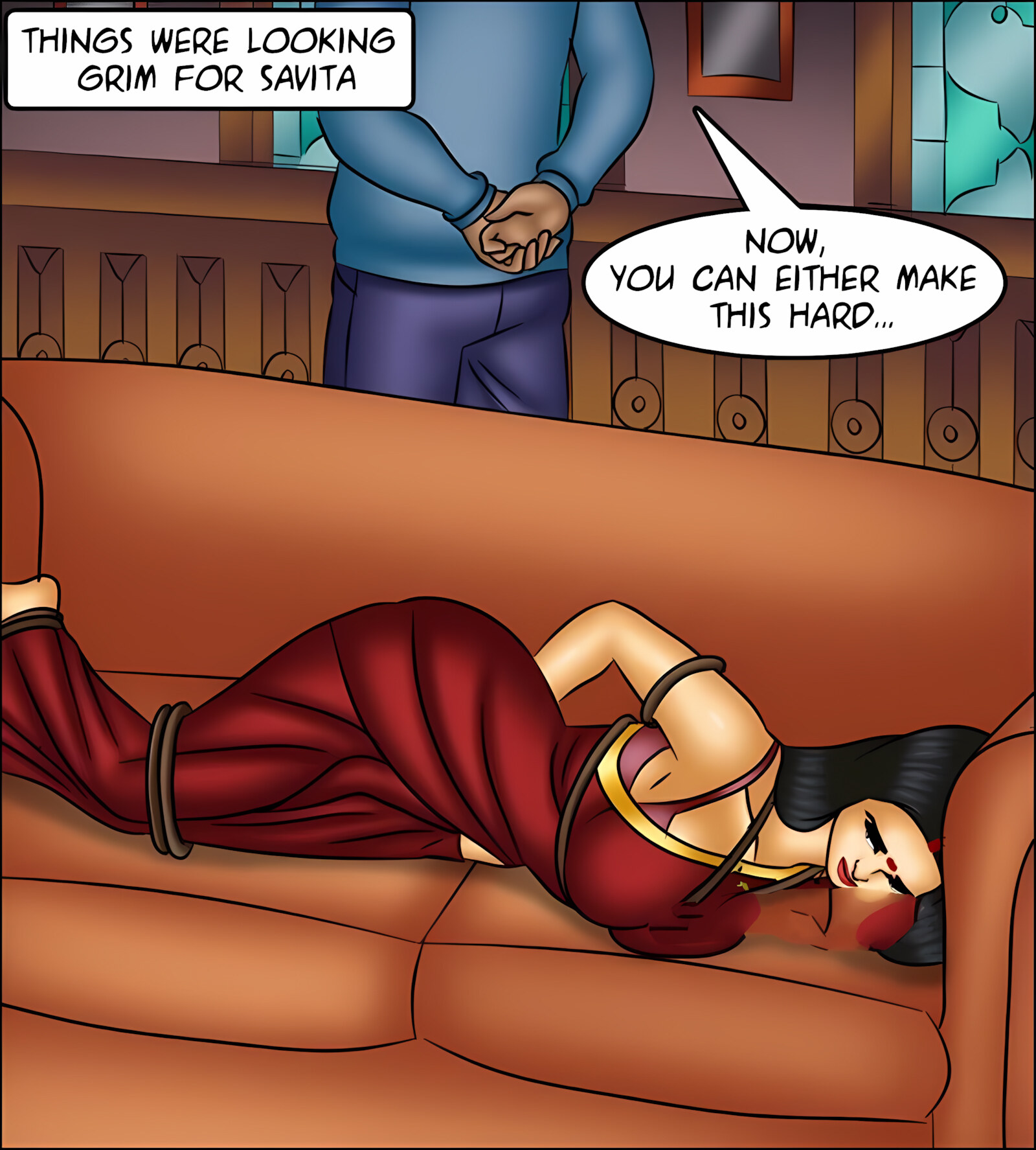Savita Bhabhi 141-153 [Kirtu], Savita Bhabhi 145 - The Great Escape, page 2 of 142