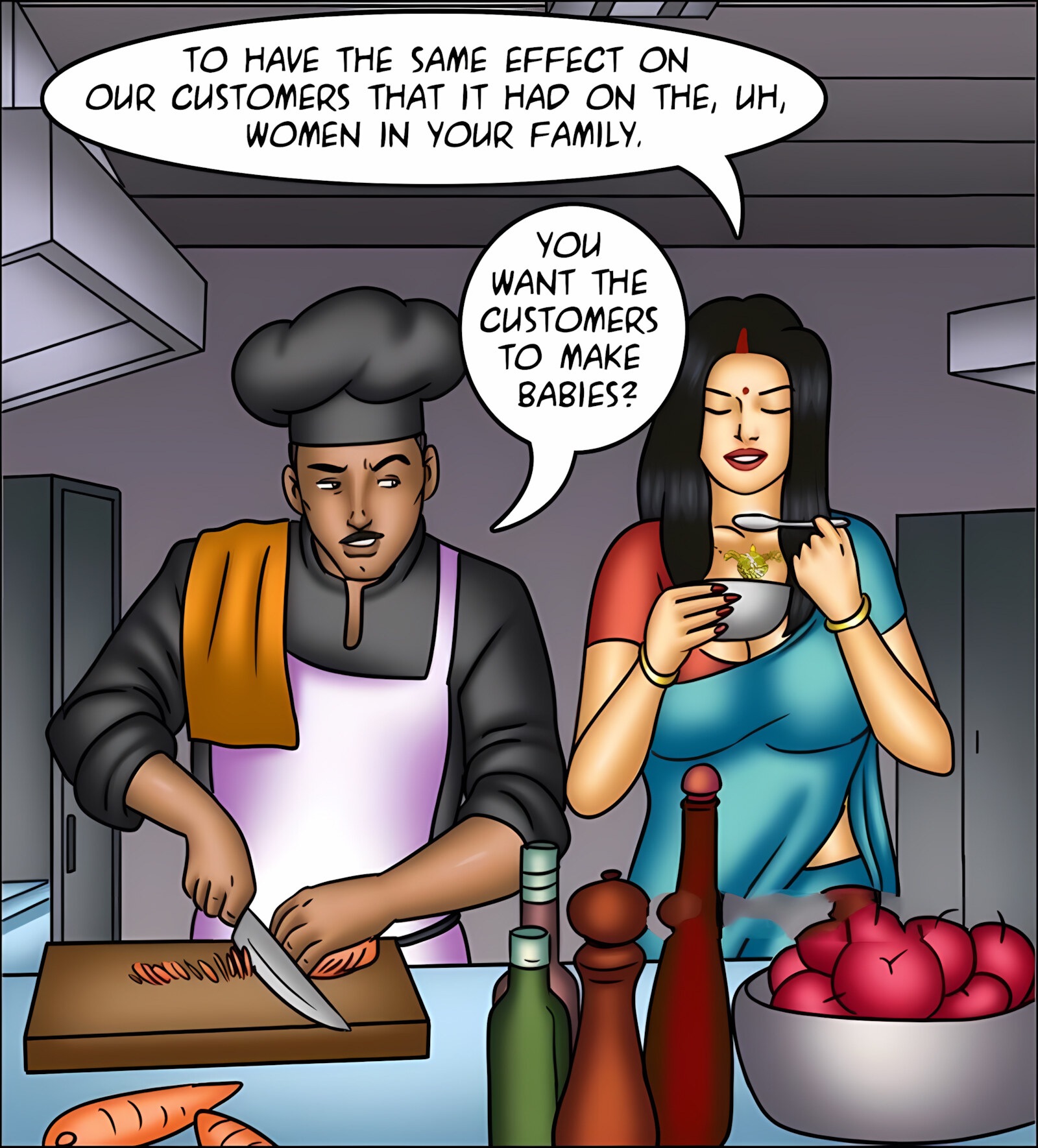 Savita Bhabhi 141-153 [Kirtu], Savita Bhabhi 144 - Milking It!, page 31 of 142