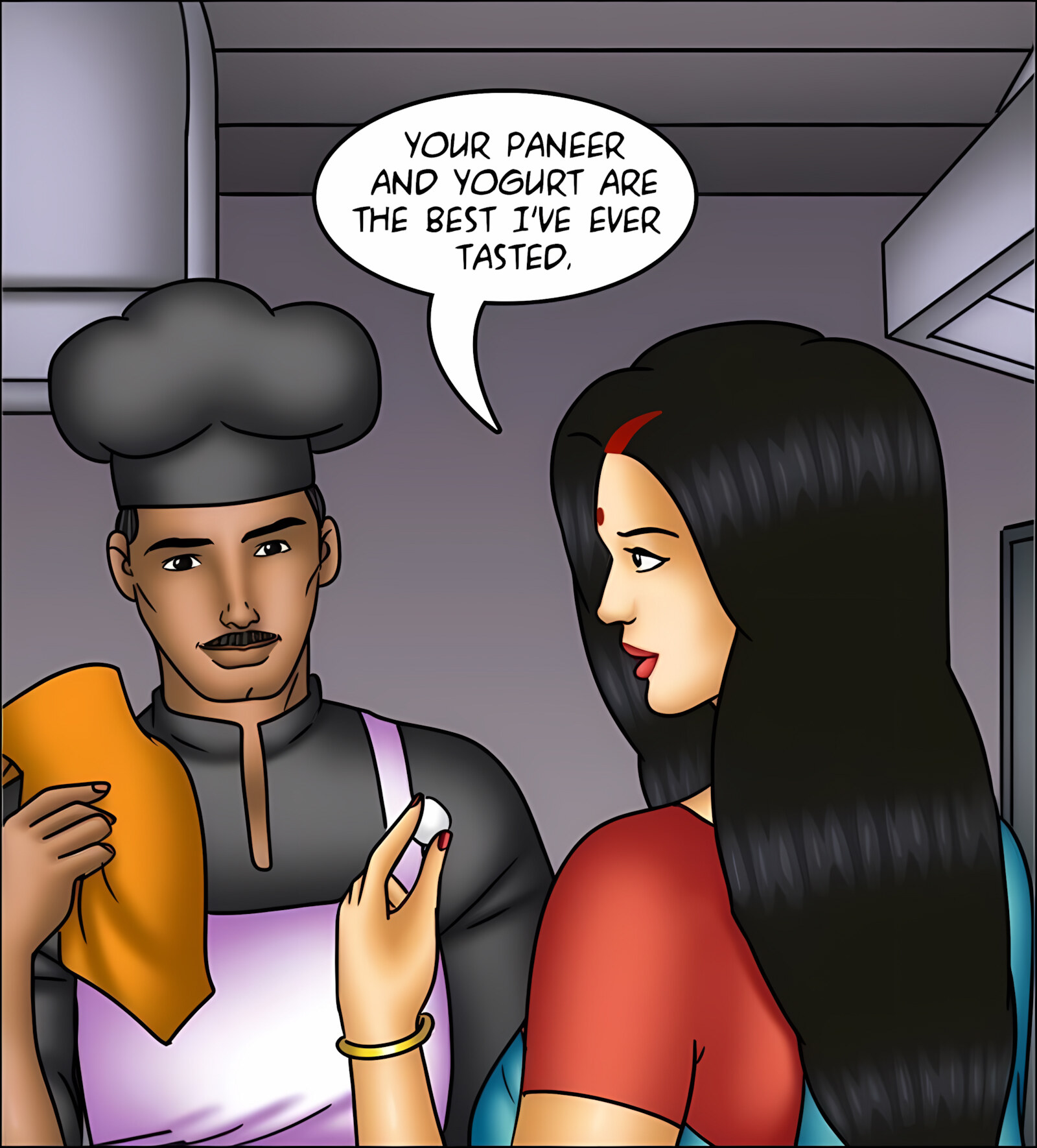 Savita Bhabhi 141-153 [Kirtu], Savita Bhabhi 144 - Milking It!, page 5 of 142