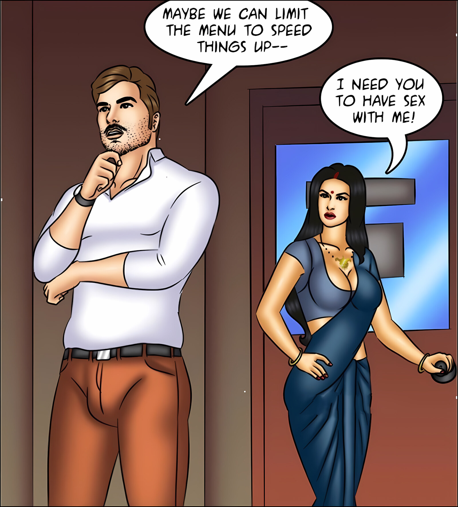 Savita Bhabhi 141-153 [Kirtu], Savita Bhabhi 143 - What a Headache!, page 50 of 142