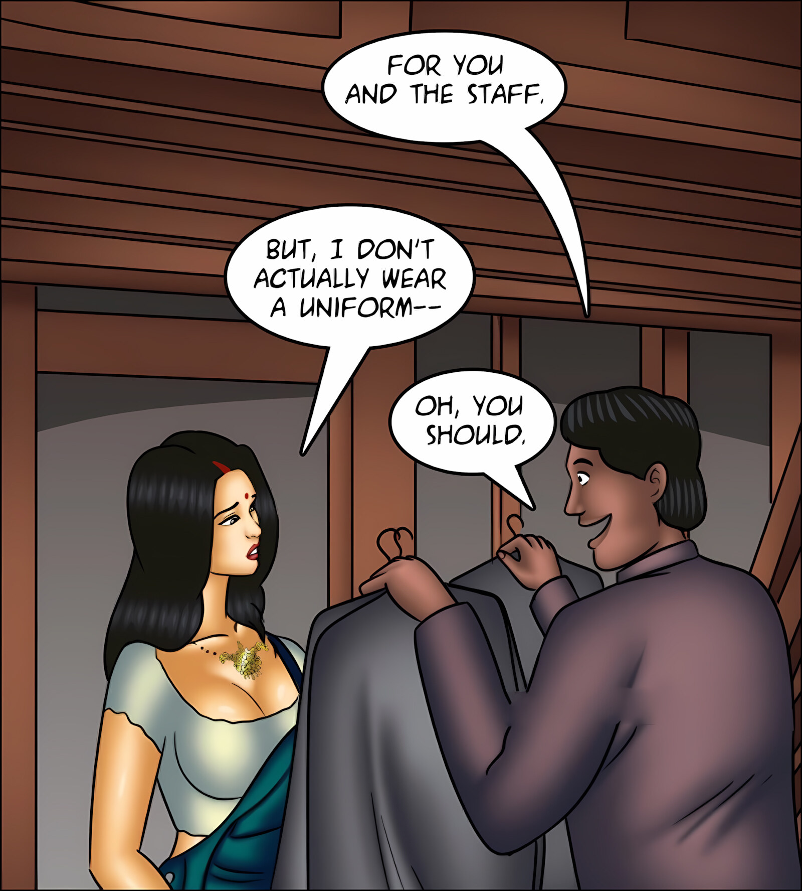 Savita Bhabhi 141-153 [Kirtu], Savita Bhabhi 142 - Renovations, page 59 of 141