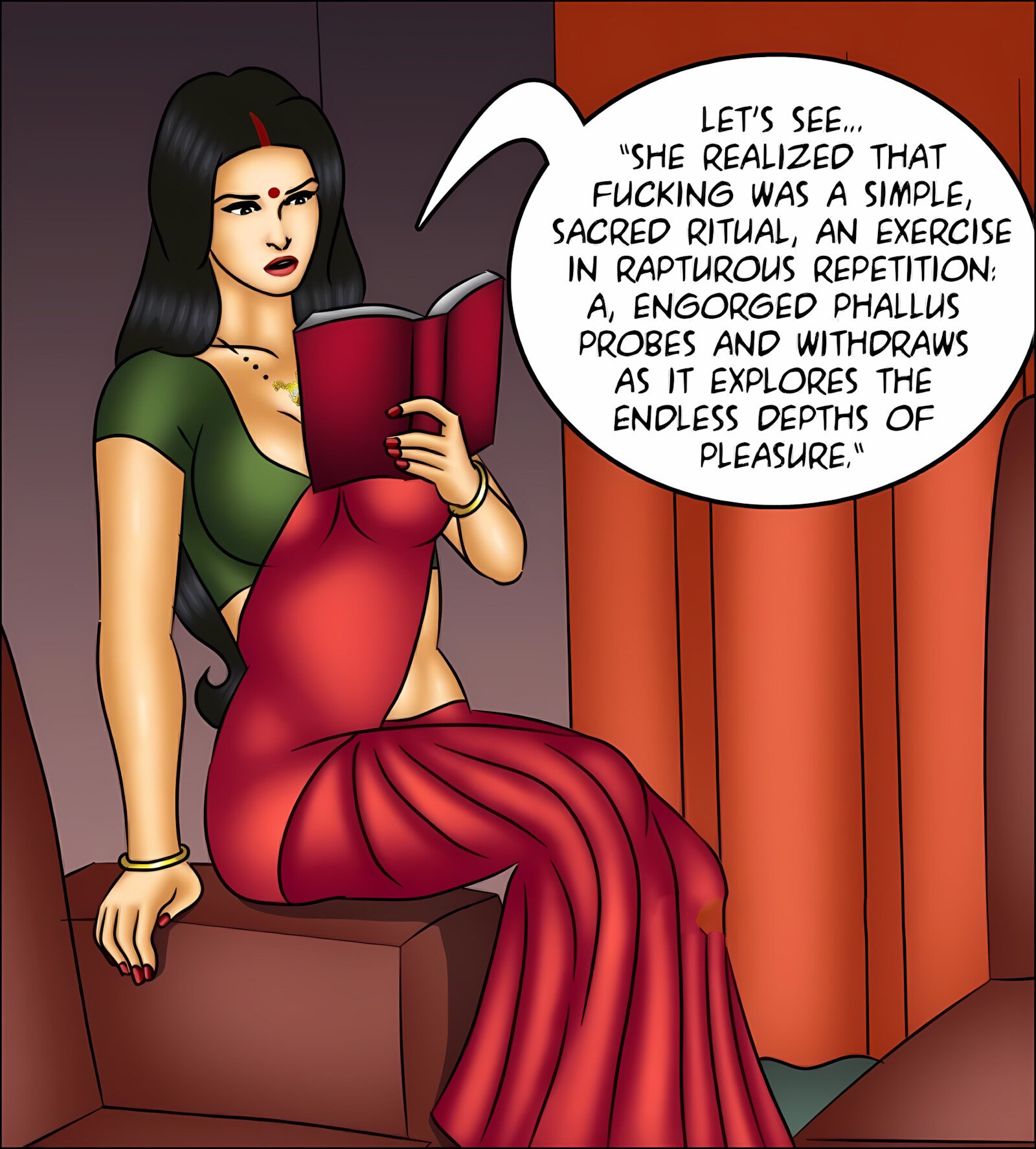 Savita Bhabhi 131-140 [Kirtu], Savita Bhabhi 140 - Sticky Pages, page 62 of 144