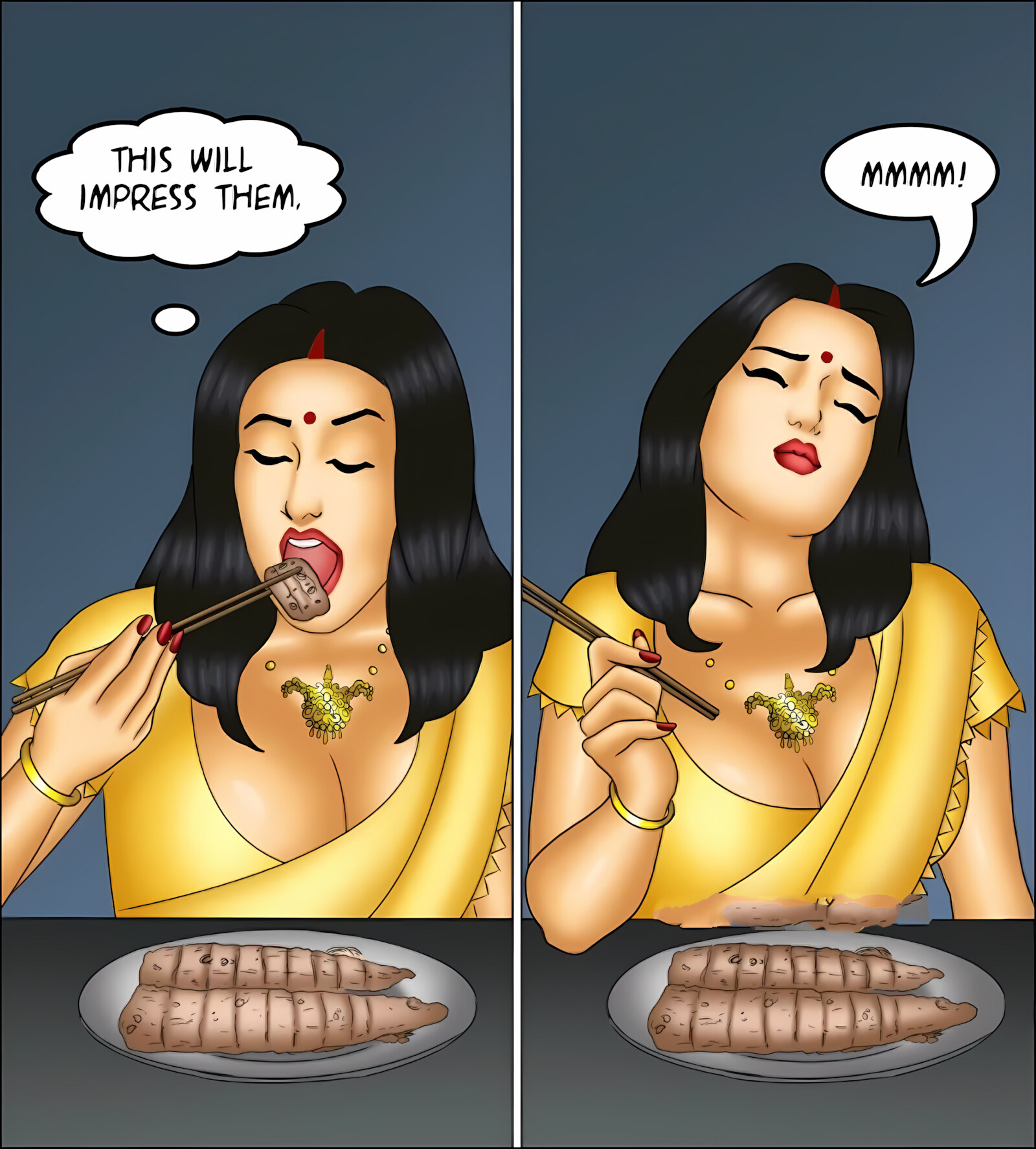 Savita Bhabhi 131-140 [Kirtu], Savita Bhabhi 138 - Aphrodisiac Snack, page 59 of 142
