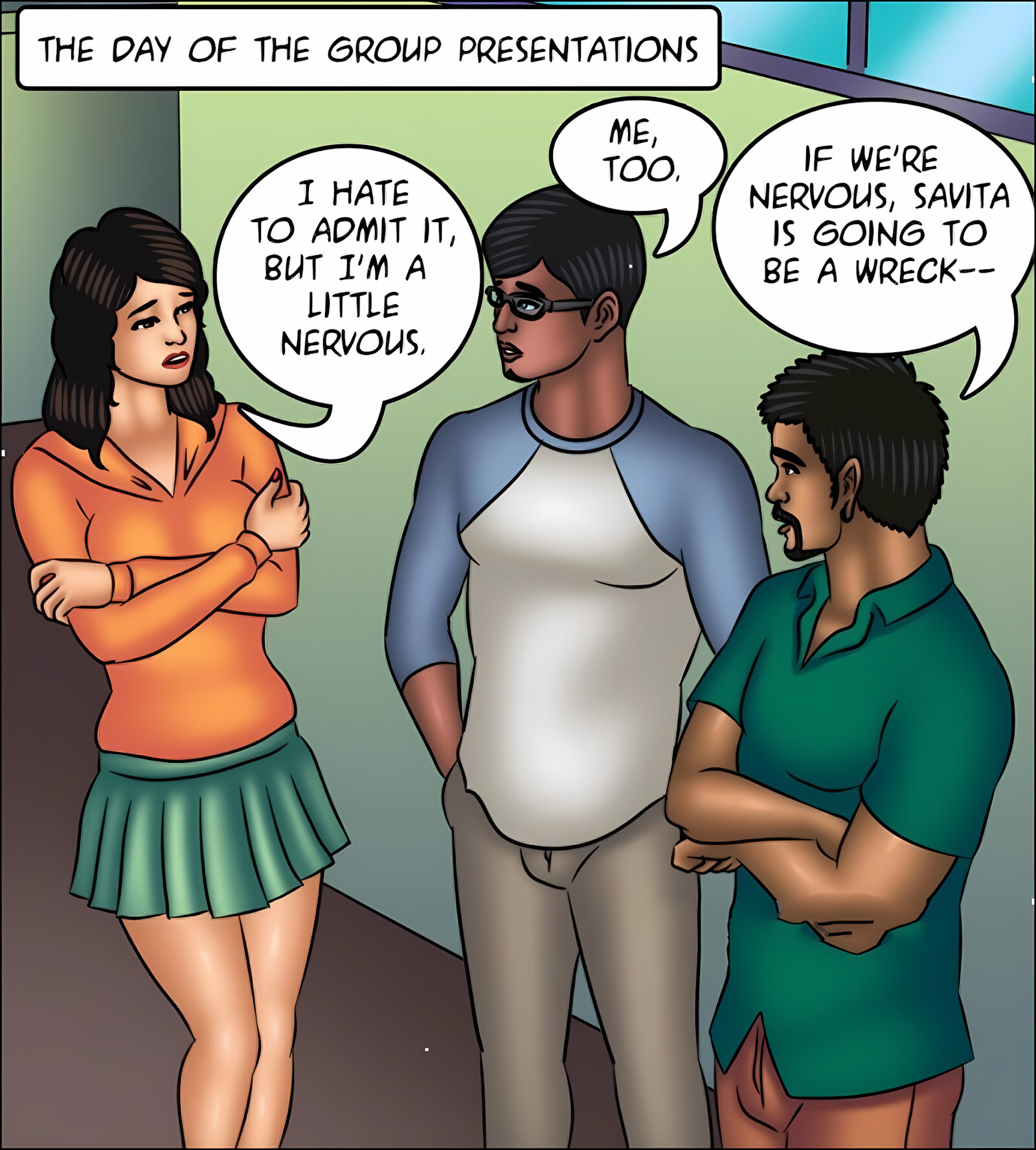 Savita Bhabhi 131-140 [Kirtu], Savita Bhabhi 137 - Back to College, page 140 of 142