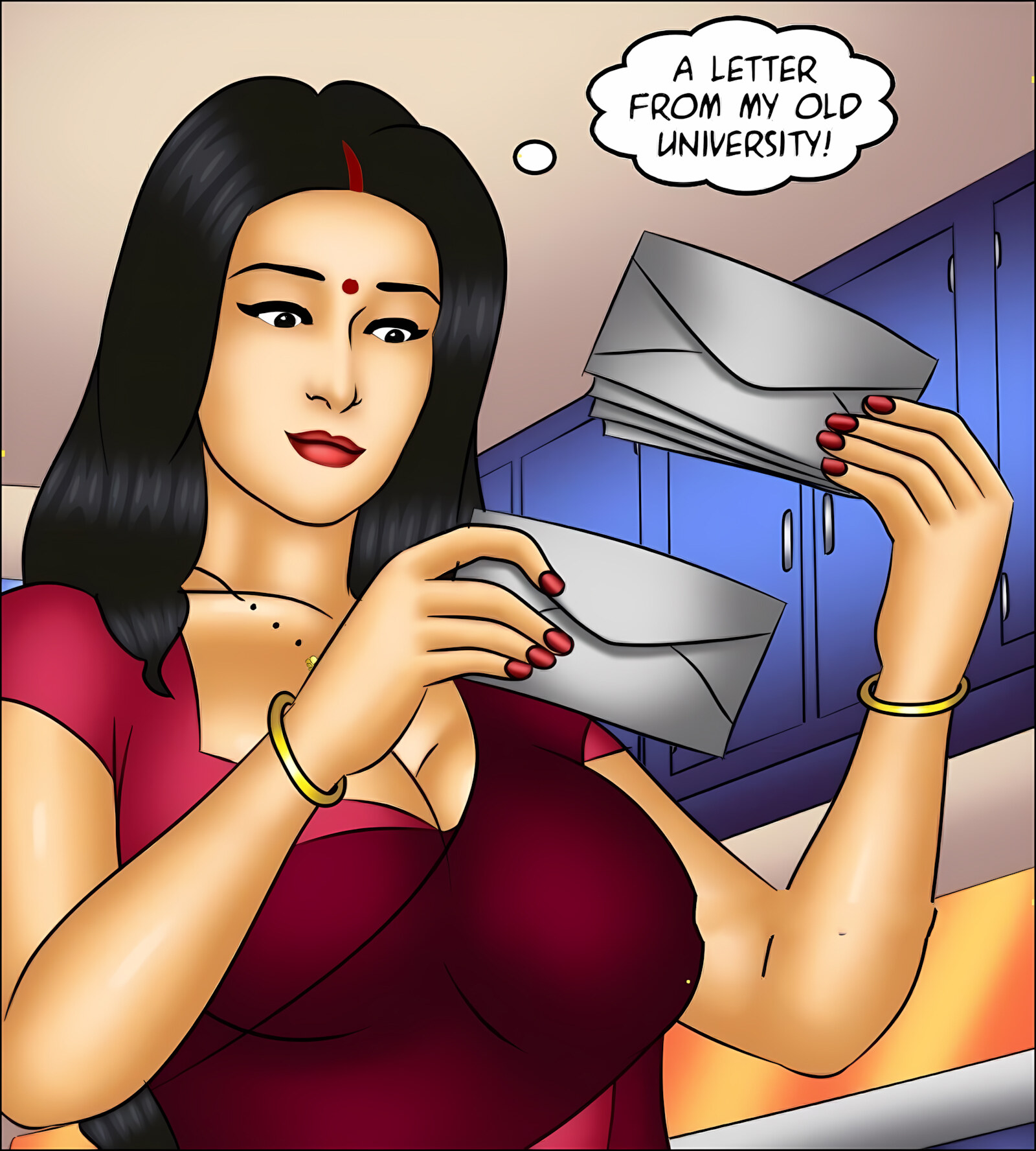 Savita Bhabhi 131-140 [Kirtu], Savita Bhabhi 137 - Back to College, page 4 of 142