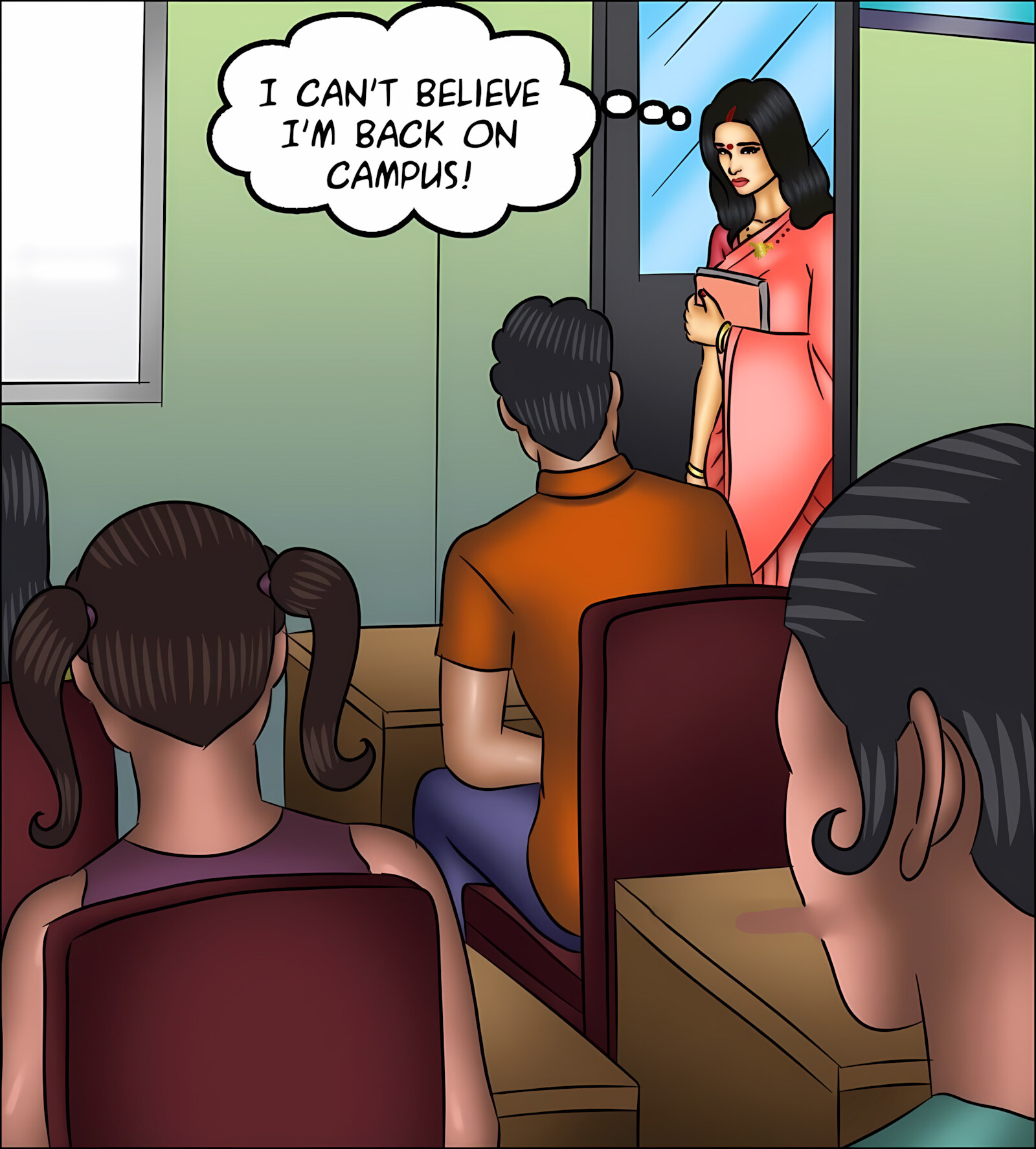Savita Bhabhi 131-140 [Kirtu], Savita Bhabhi 137 - Back to College, page 37 of 142