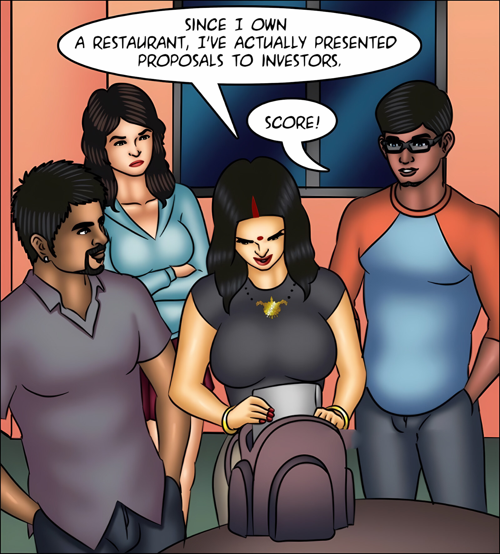 Savita Bhabhi 131-140 [Kirtu], Savita Bhabhi 137 - Back to College, page 84 of 142
