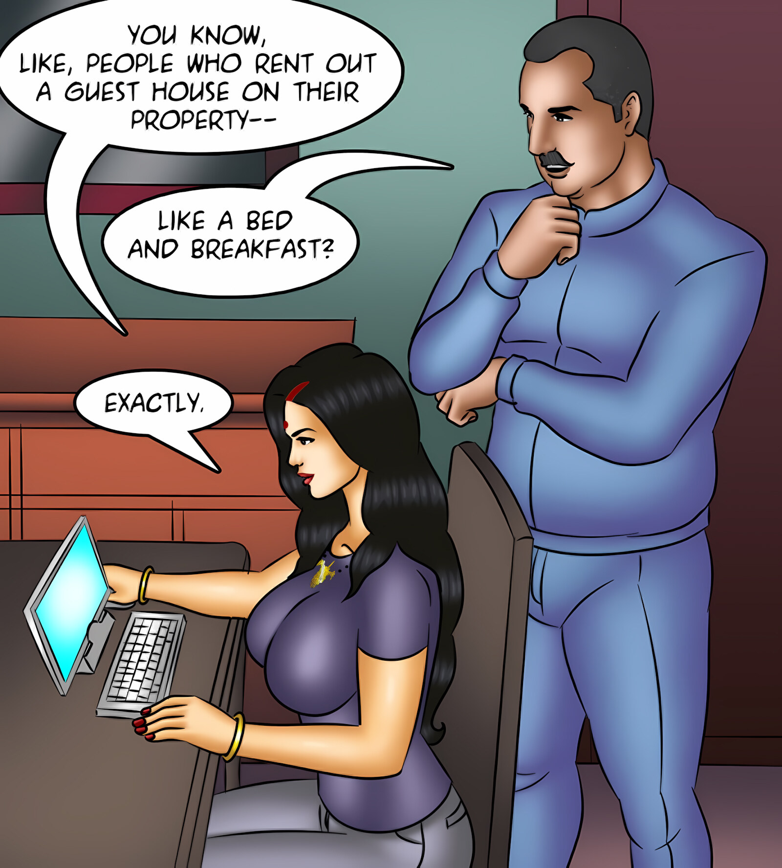 Savita Bhabhi 131-140 [Kirtu], Savita Bhabhi 136 - Choco-Holic, page 7 of 142