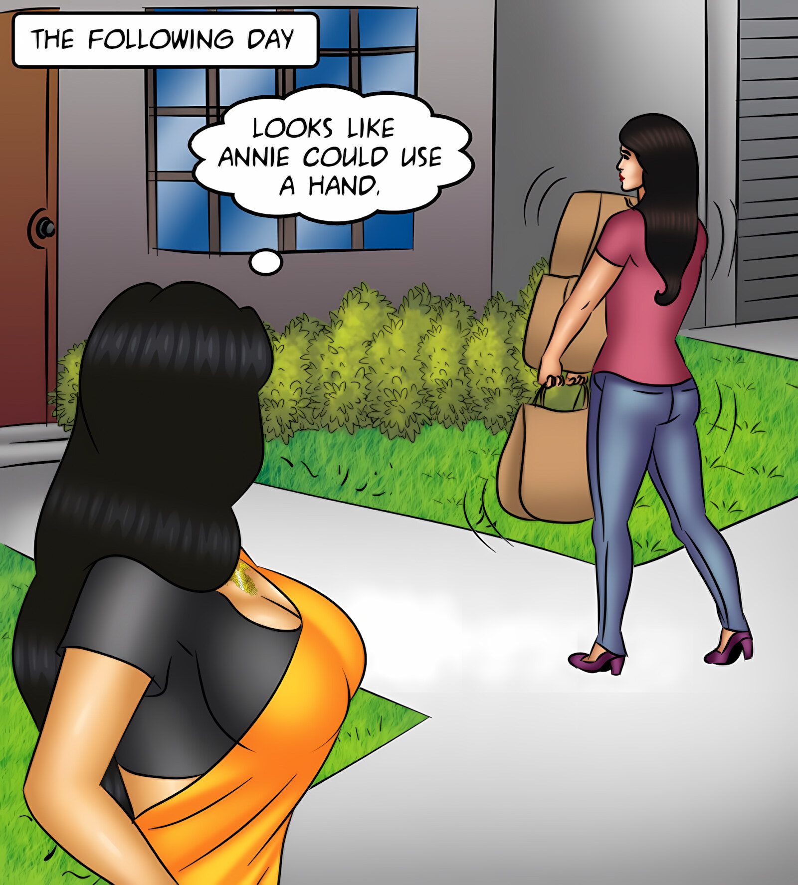 Savita Bhabhi 131-140 [Kirtu], Savita Bhabhi 135 - New Year's Resolution, page 58 of 142