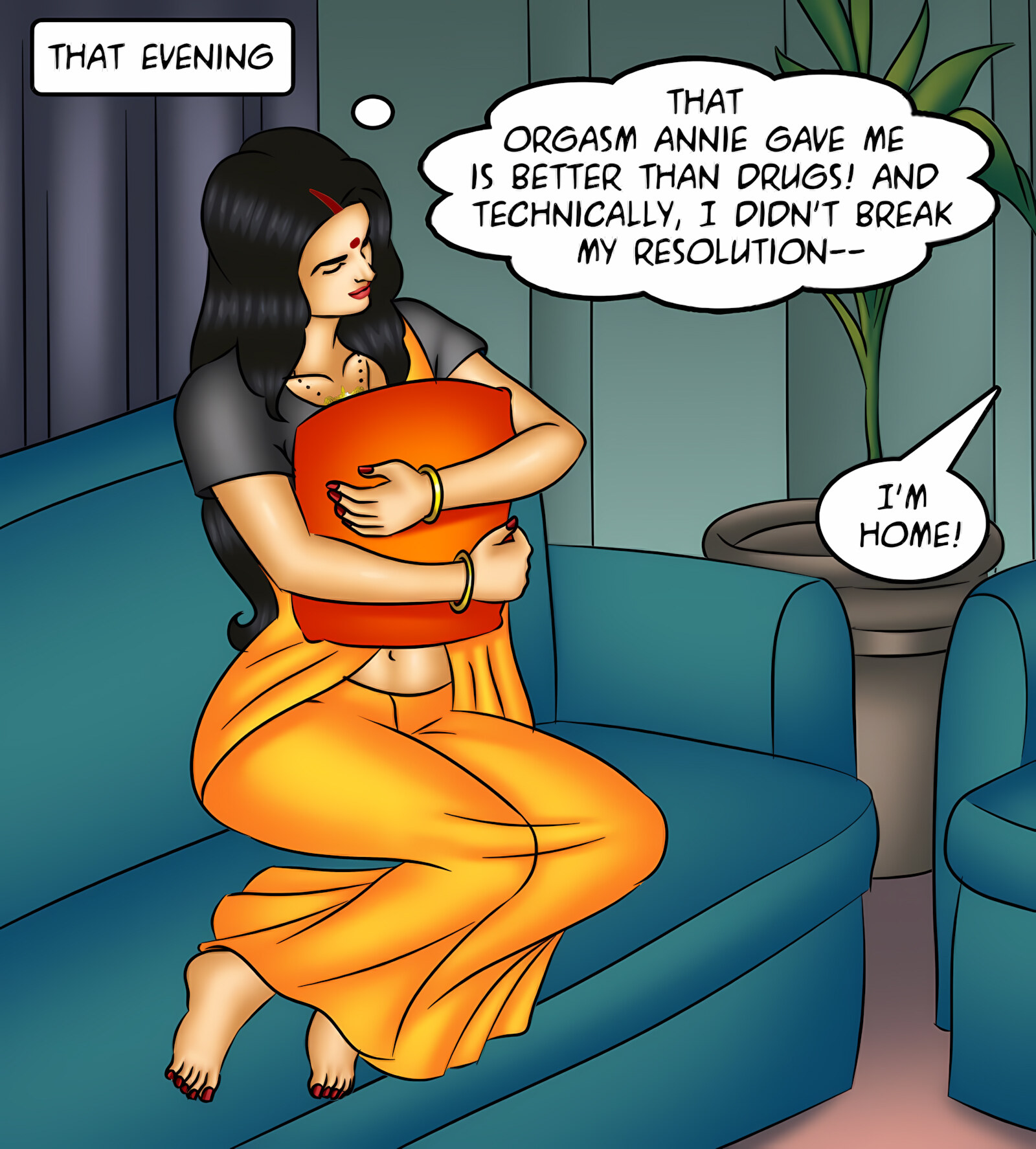 Savita Bhabhi 131-140 [Kirtu], Savita Bhabhi 135 - New Year's Resolution, page 83 of 142