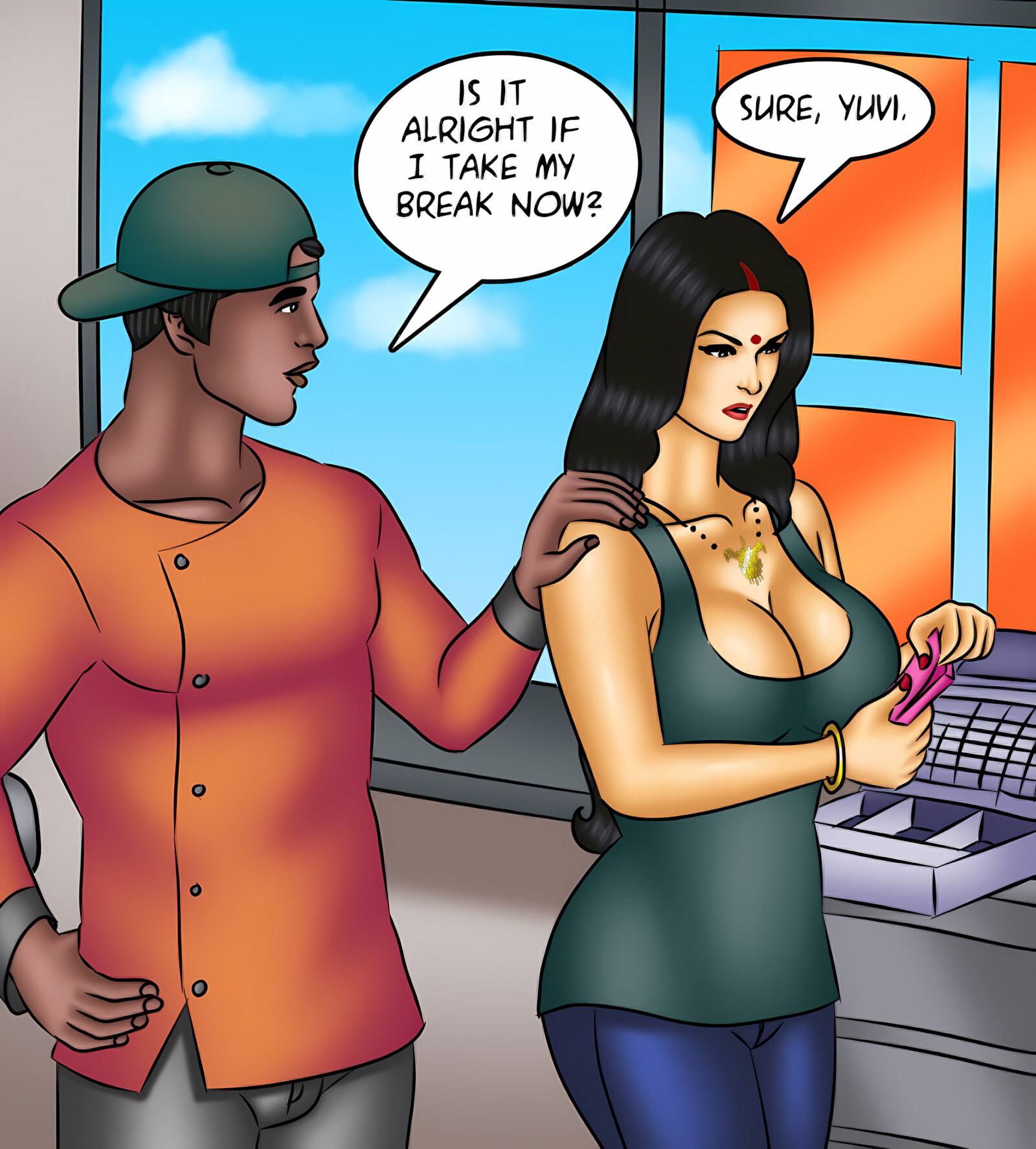 Savita Bhabhi 131-140 [Kirtu], Savita Bhabhi 134 - Sexual Misconduct, page 51 of 142