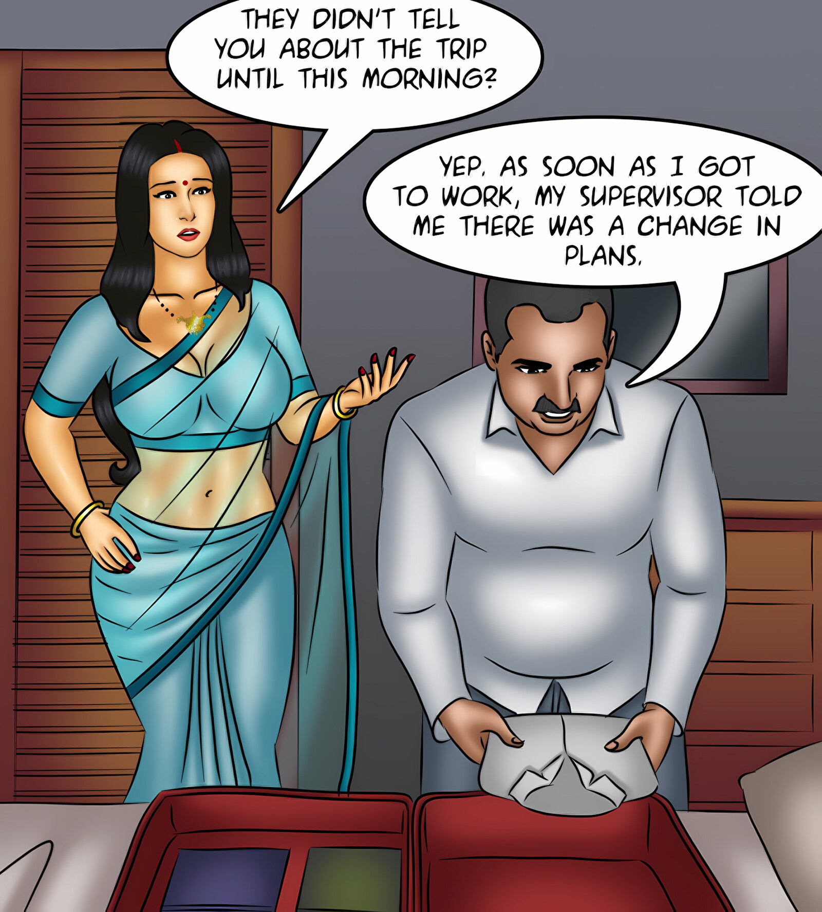 Savita Bhabhi 131-140 [Kirtu], Savita Bhabhi 133 - Comic-Con Quest, page 2 of 142