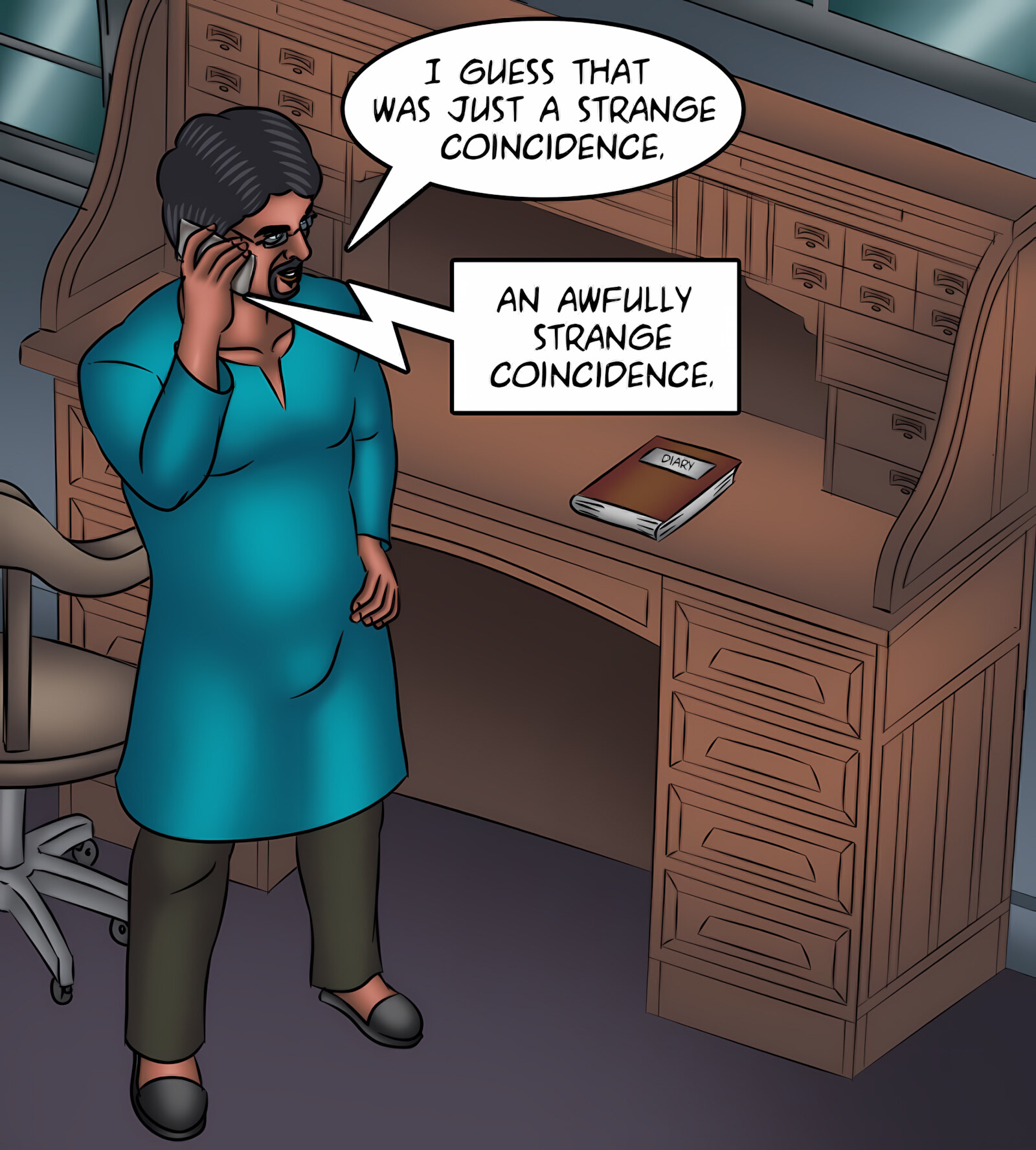 Savita Bhabhi 131-140 [Kirtu], Savita Bhabhi 132 - A Ghost Story, page 39 of 143