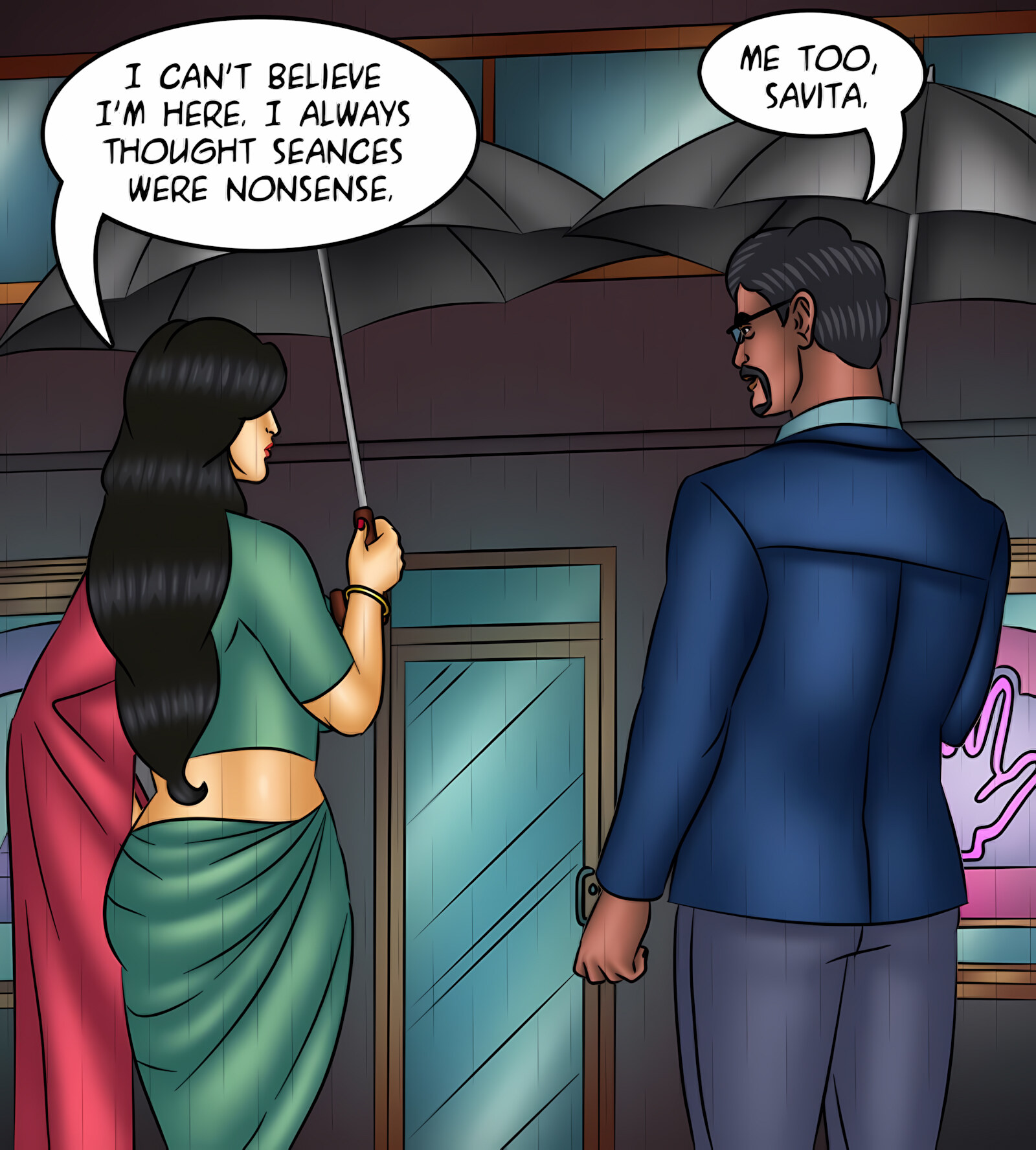 Savita Bhabhi 131-140 [Kirtu], Savita Bhabhi 132 - A Ghost Story, page 44 of 143