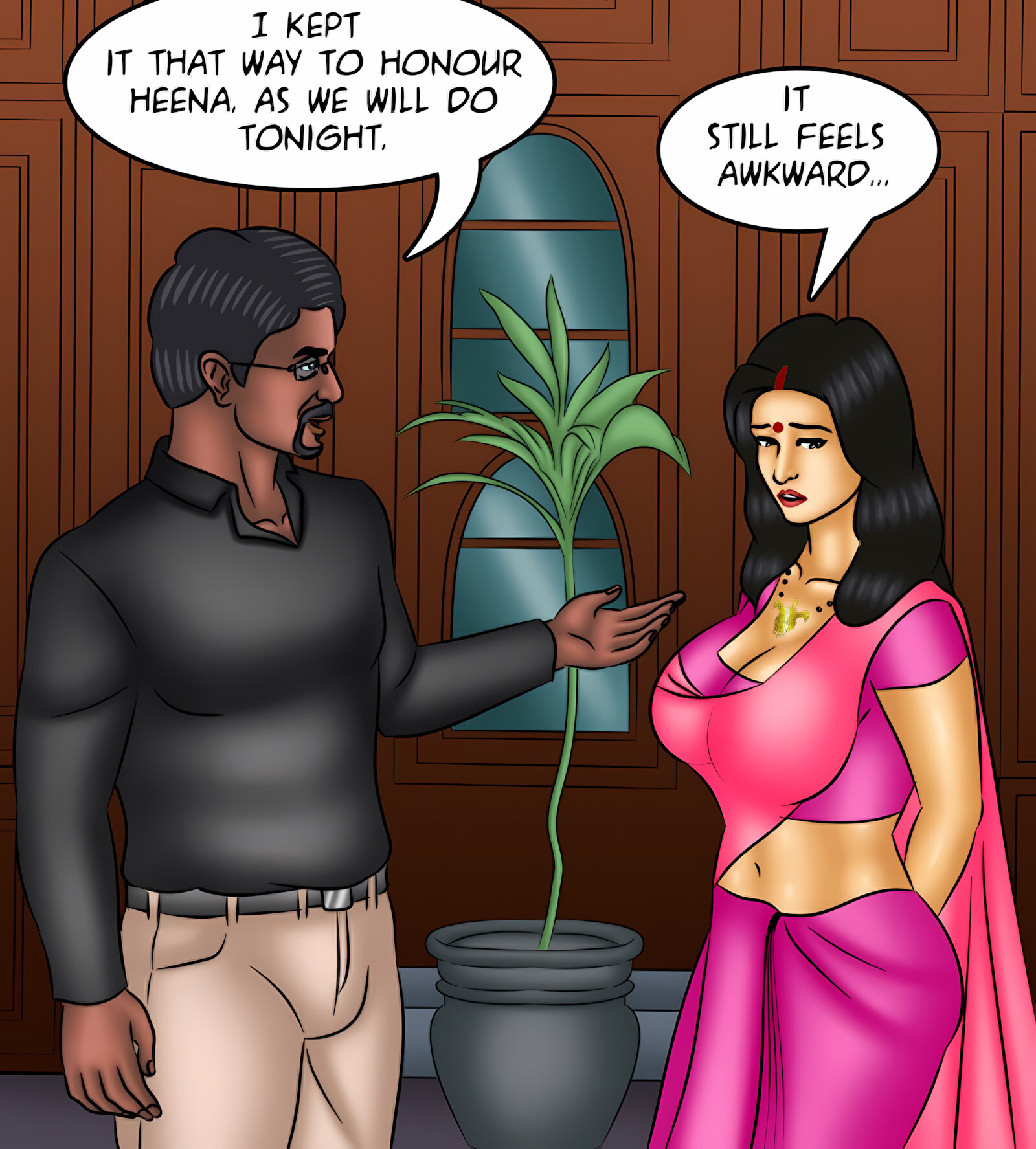 Savita Bhabhi 131-140 [Kirtu], Savita Bhabhi 132 - A Ghost Story, page 77 of 143