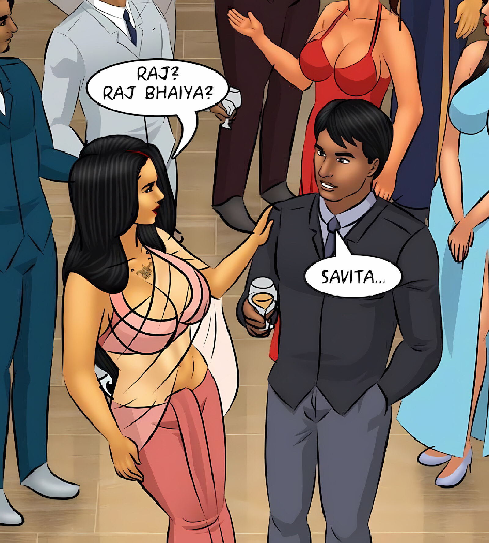 Savita Bhabhi 91-100 [Kirtu], Savita Bhabhi 100 - Savita’s Birthday, page 110 of 249