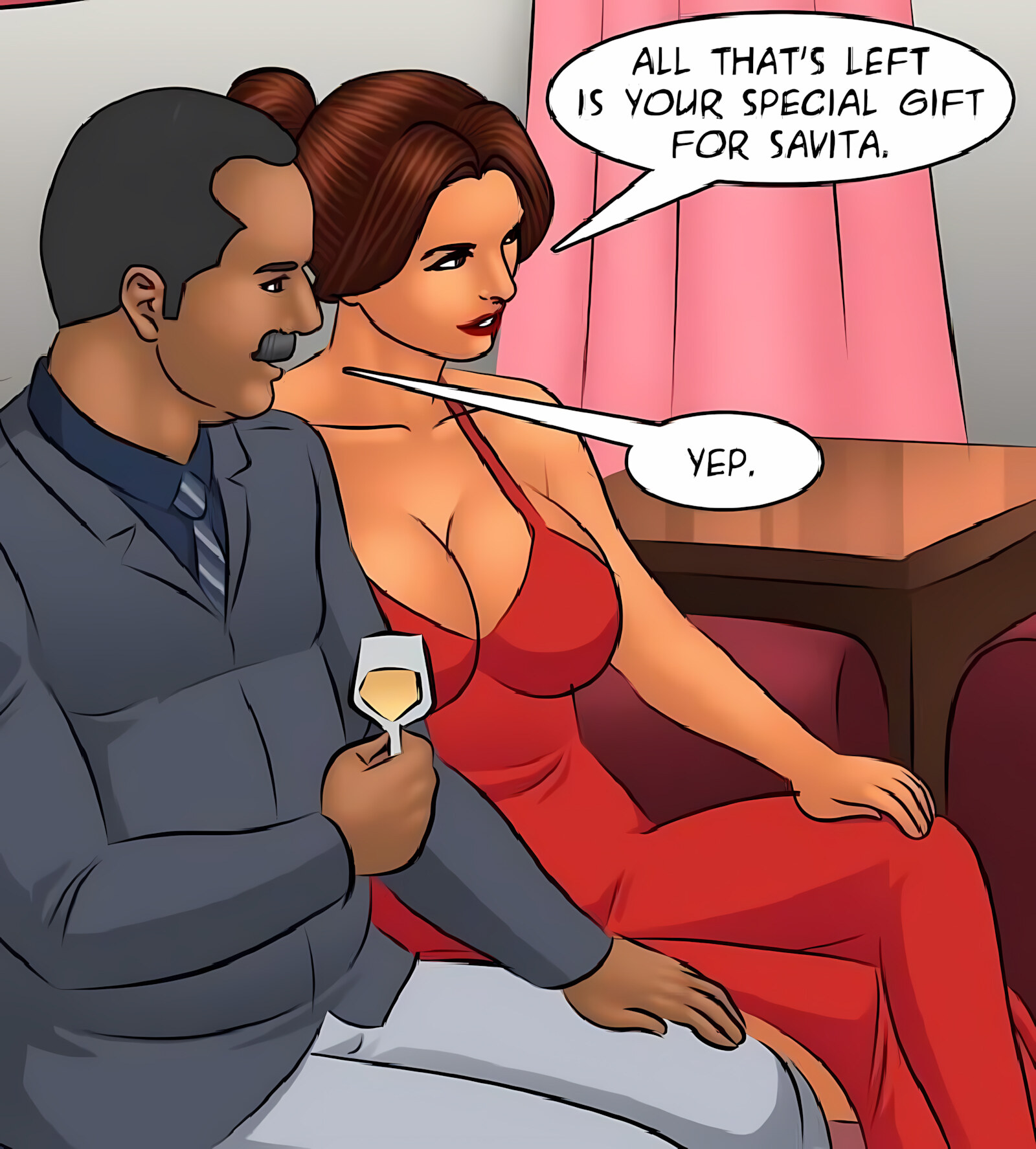 Savita Bhabhi 91-100 [Kirtu], Savita Bhabhi 100 - Savita’s Birthday, page 115 of 249
