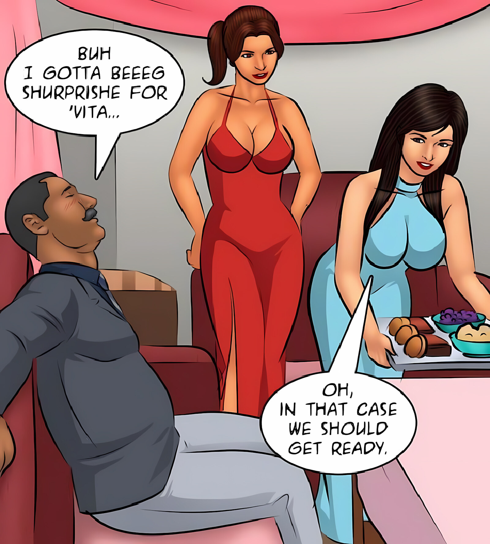 Savita Bhabhi 91-100 [Kirtu], Savita Bhabhi 100 - Savita’s Birthday, page 154 of 249