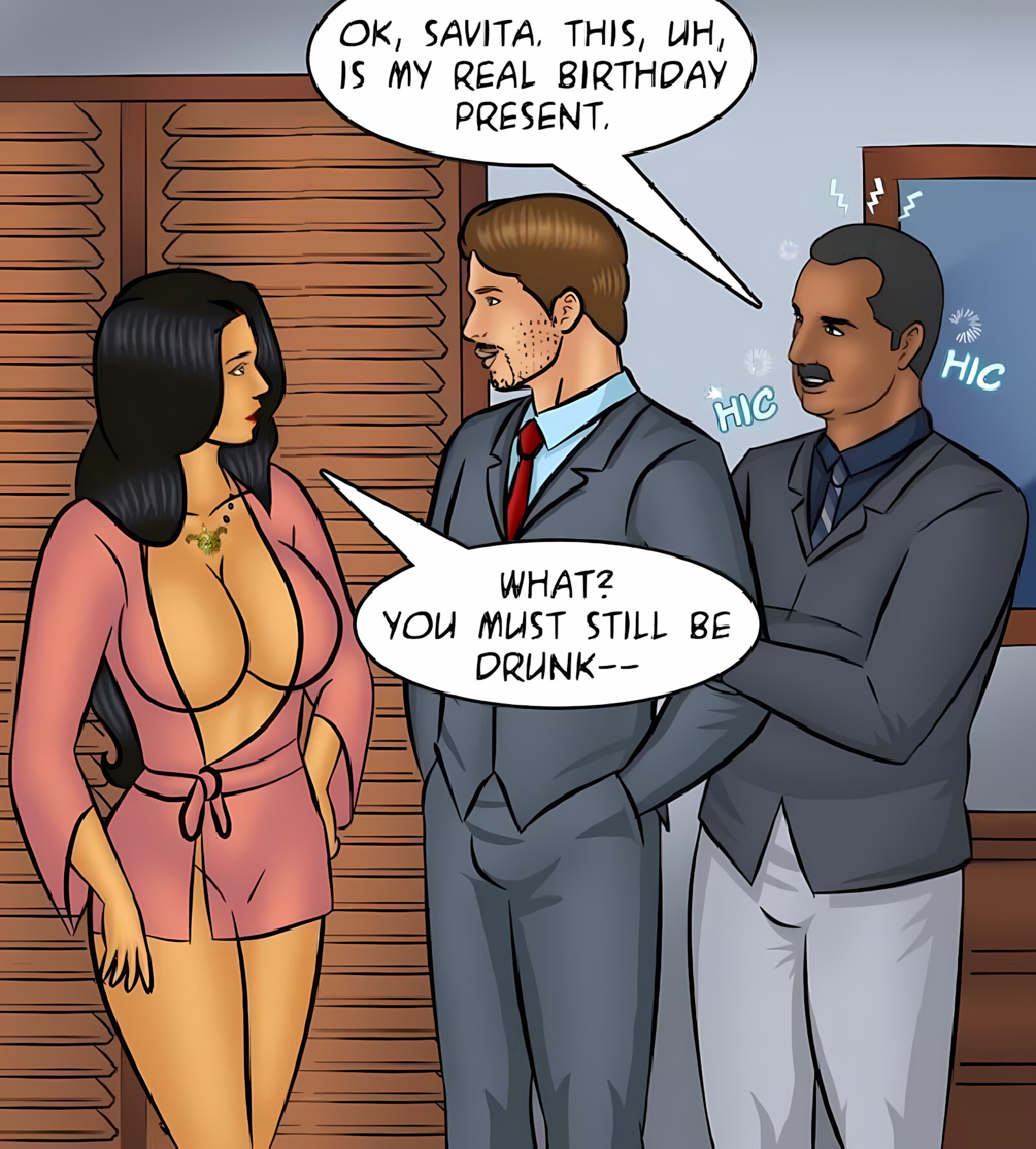 Savita Bhabhi 91-100 [Kirtu], Savita Bhabhi 100 - Savita’s Birthday, page 194 of 249