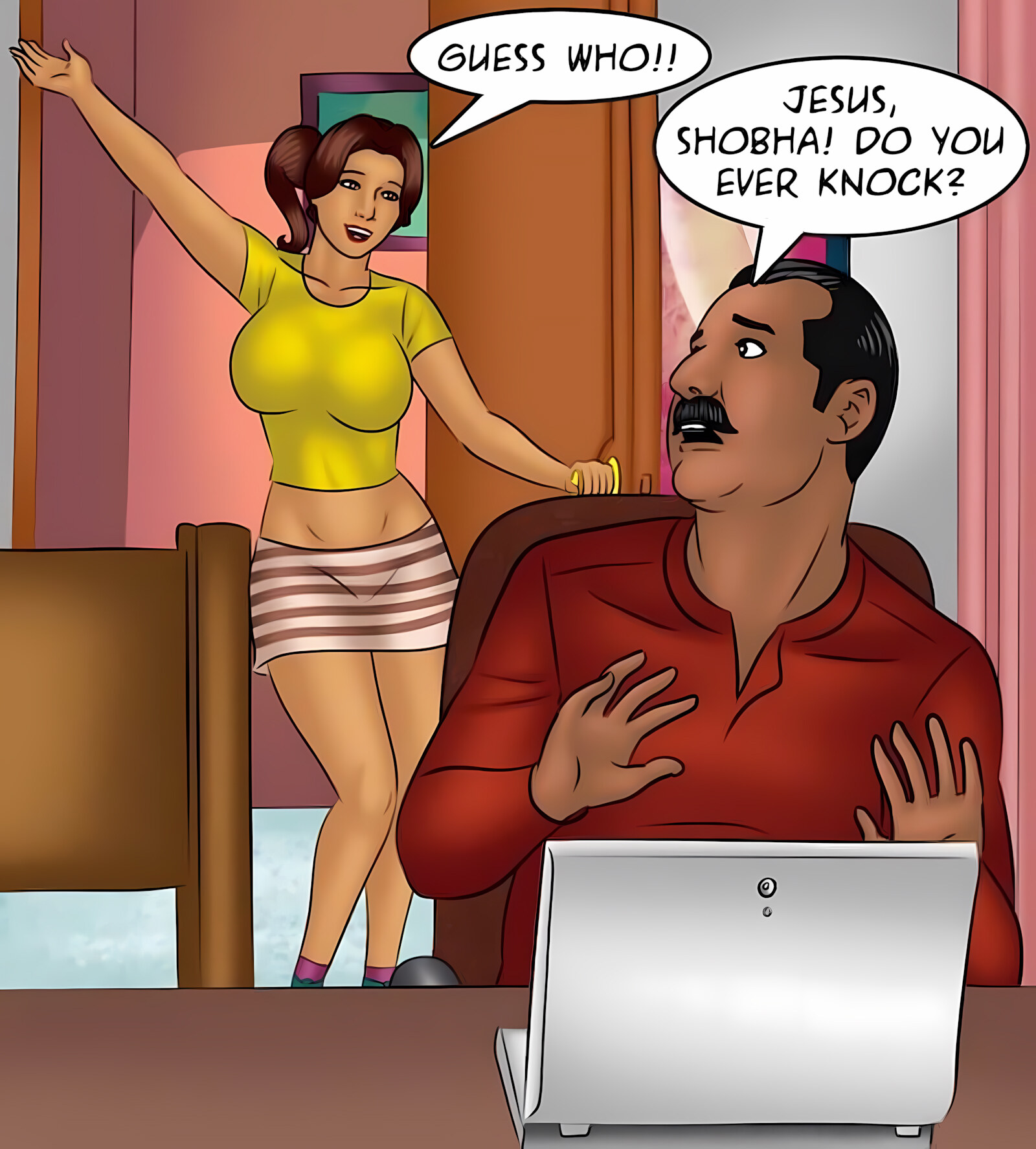 Savita Bhabhi 91-100 [Kirtu], Savita Bhabhi 99 - Opportunity of a Lifetime, page 21 of 153