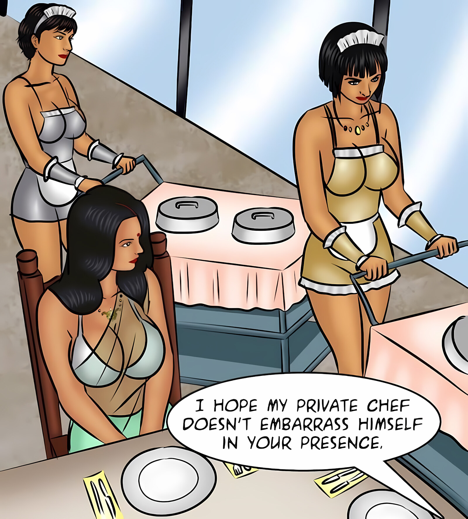 Savita Bhabhi 91-100 [Kirtu], Savita Bhabhi 99 - Opportunity of a Lifetime, page 87 of 153