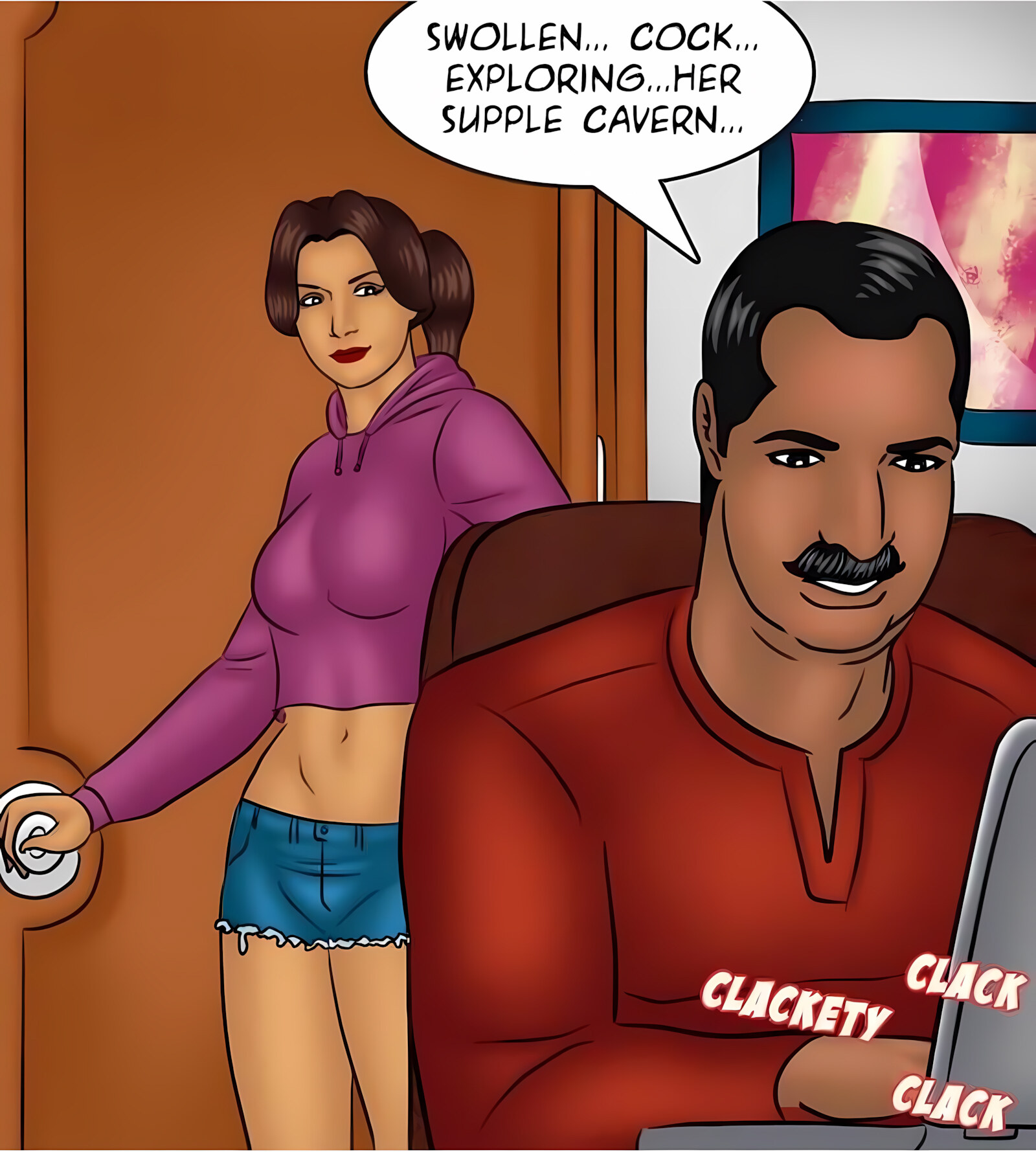 Savita Bhabhi 91-100 [Kirtu], Savita Bhabhi 97 - Bedtime Stories, page 103 of 146