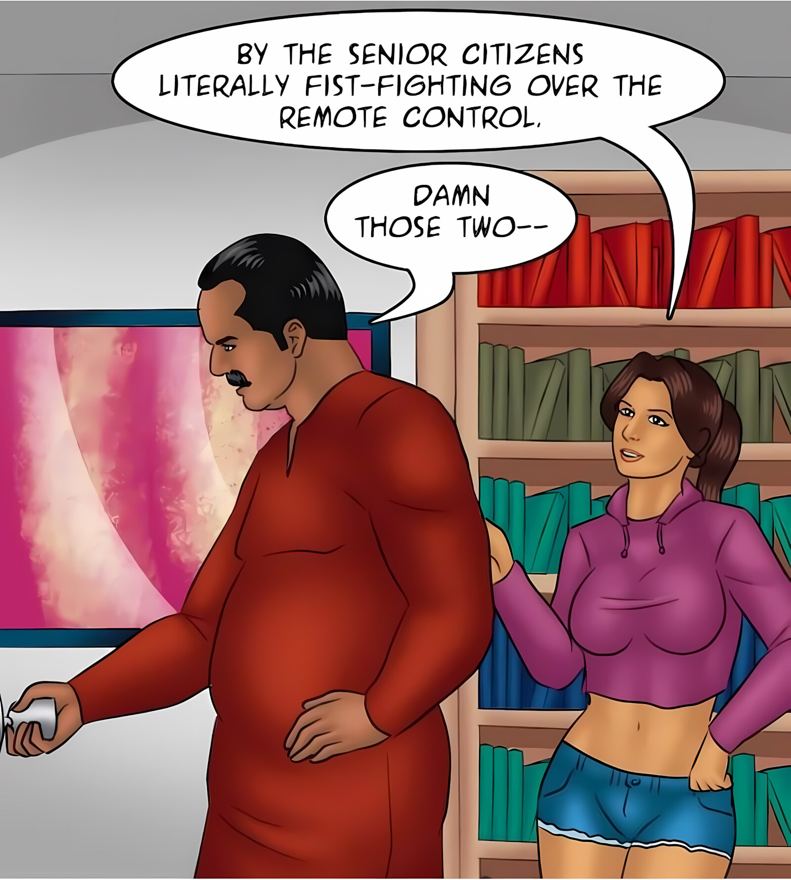 Savita Bhabhi 91-100 [Kirtu], Savita Bhabhi 97 - Bedtime Stories, page 108 of 146