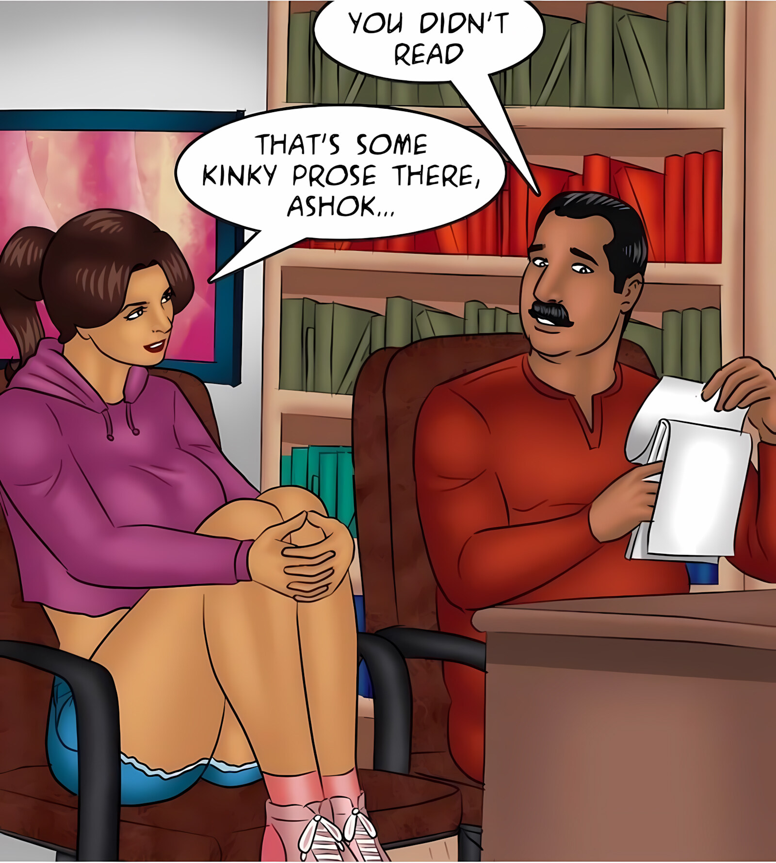 Savita Bhabhi 91-100 [Kirtu], Savita Bhabhi 97 - Bedtime Stories, page 117 of 146