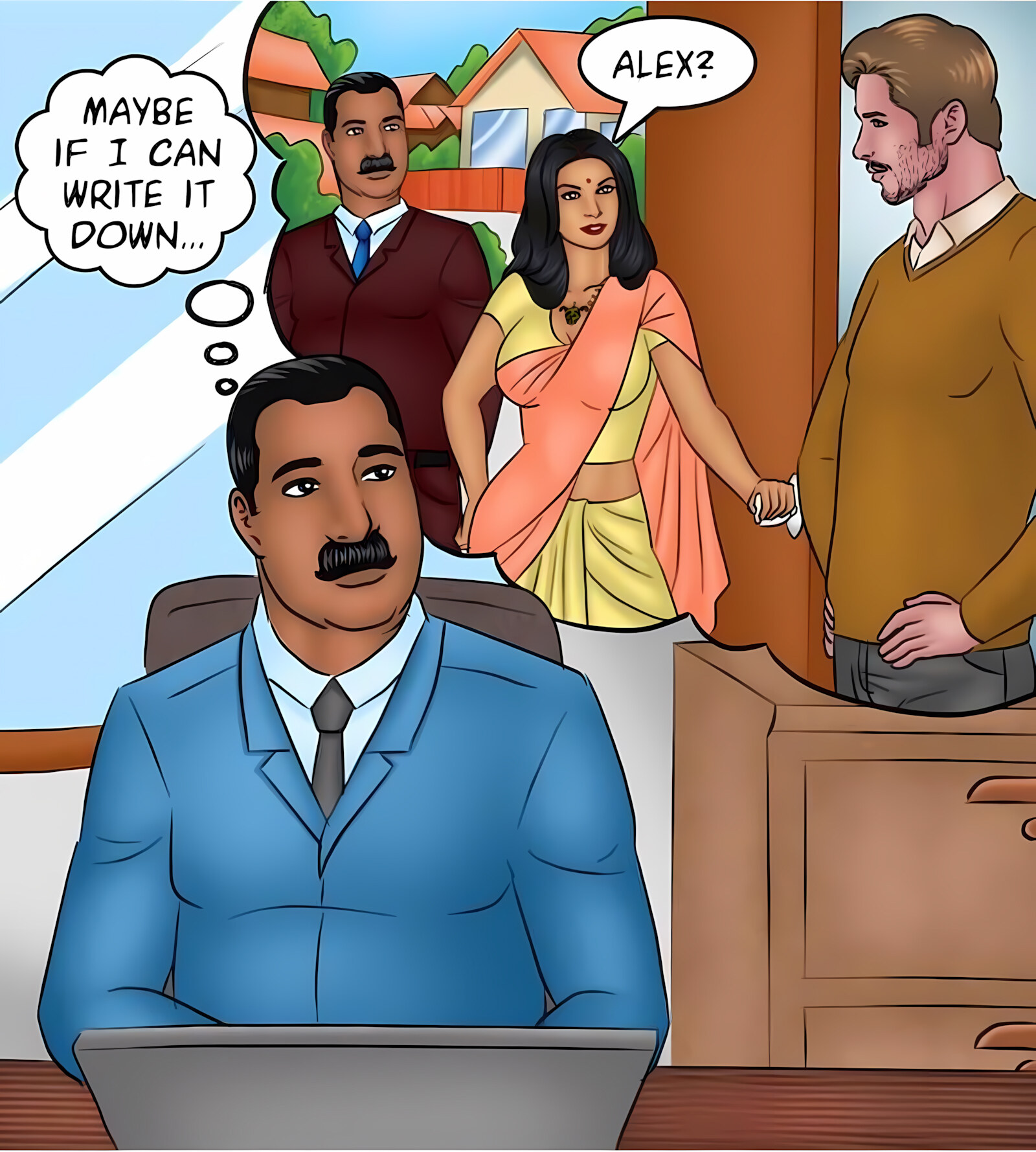 Savita Bhabhi 91-100 [Kirtu], Savita Bhabhi 97 - Bedtime Stories, page 9 of 146