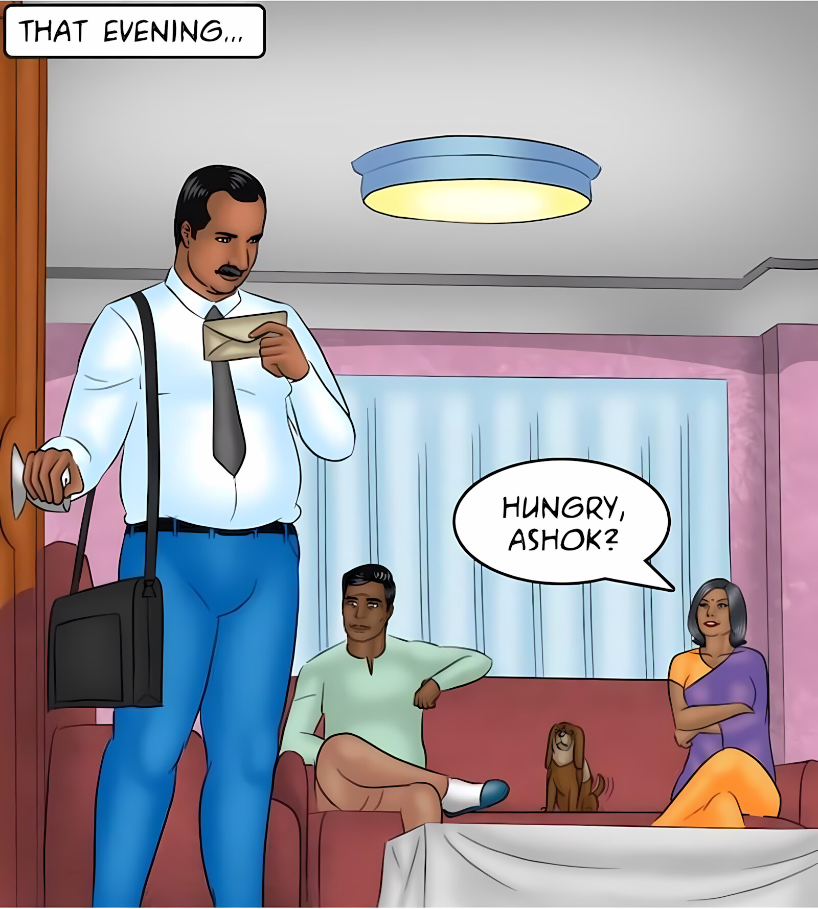 Savita Bhabhi 91-100 [Kirtu], Savita Bhabhi 97 - Bedtime Stories, page 96 of 146