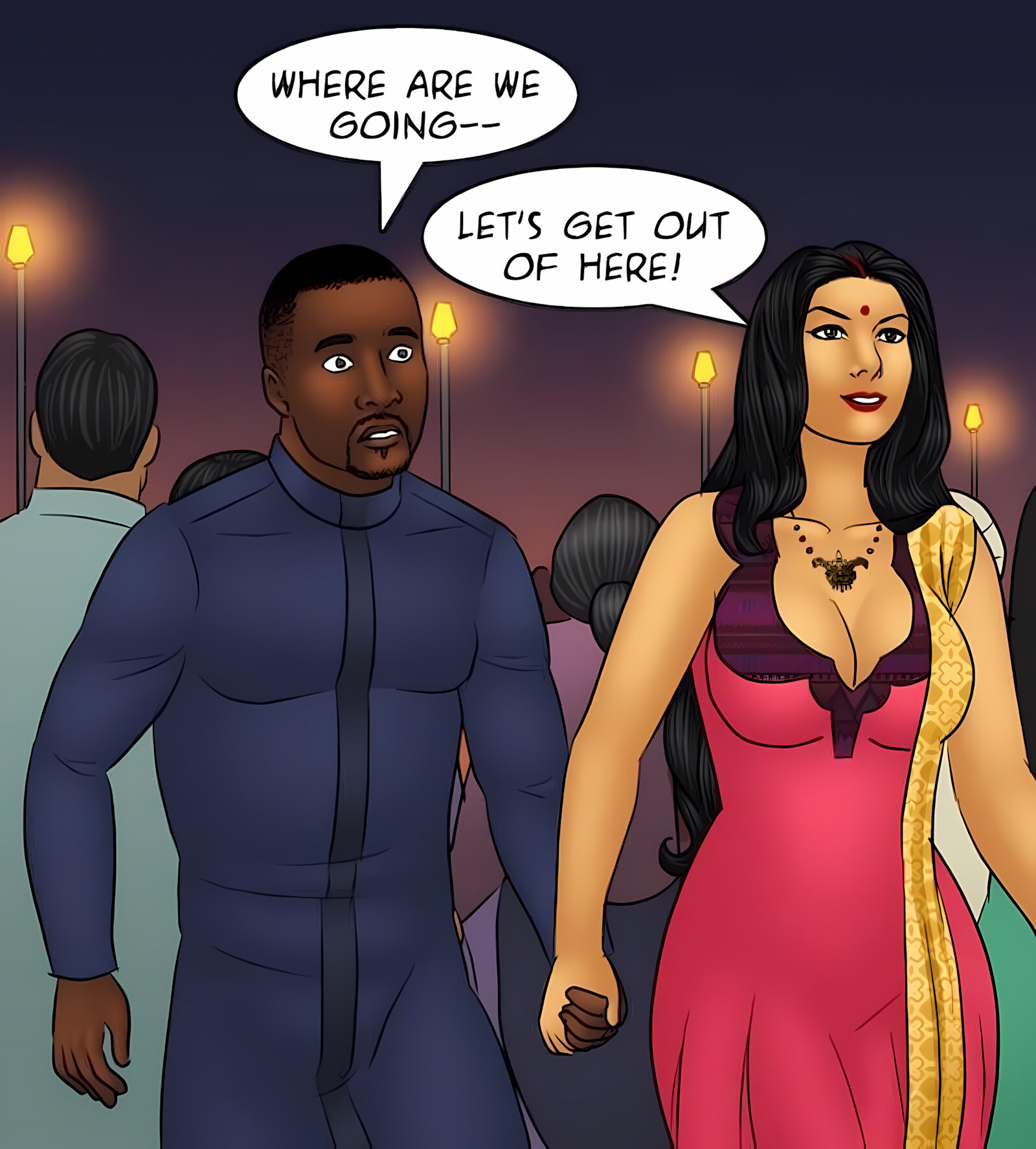 Savita Bhabhi 91-100 [Kirtu], Savita Bhabhi 96 - Fireworks, page 105 of 151