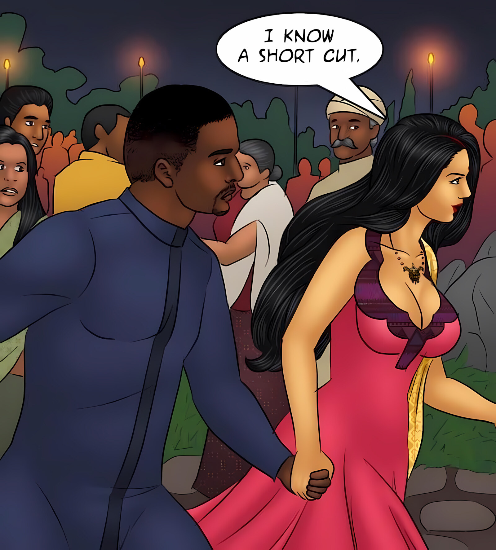 Savita Bhabhi 91-100 [Kirtu], Savita Bhabhi 96 - Fireworks, page 106 of 151