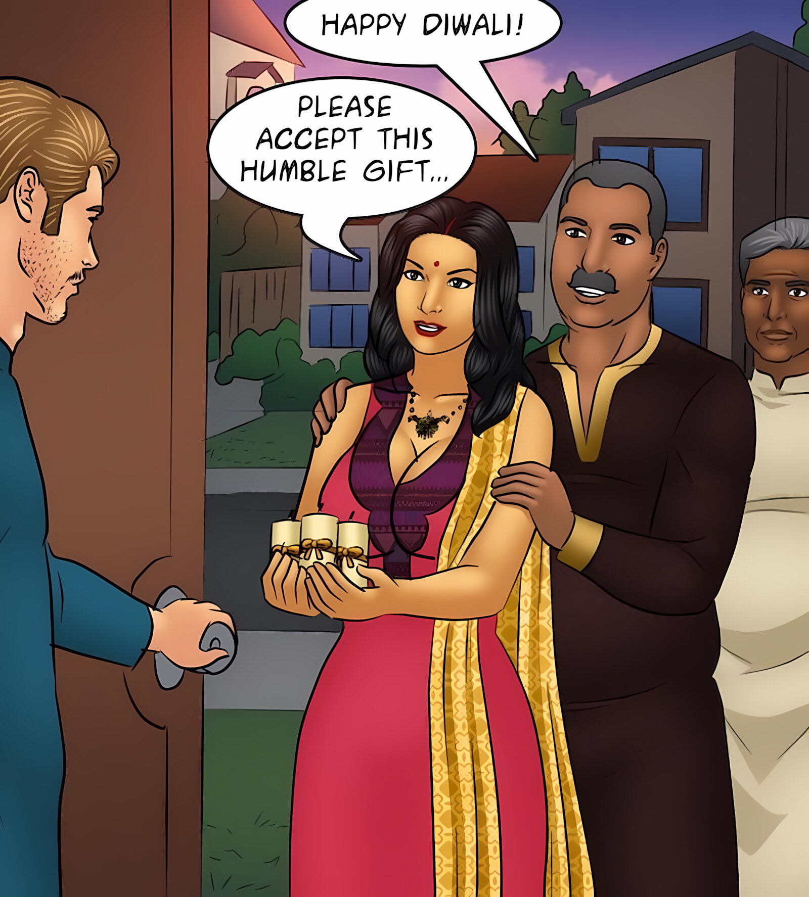 Savita Bhabhi 91-100 [Kirtu], Savita Bhabhi 96 - Fireworks, page 3 of 151