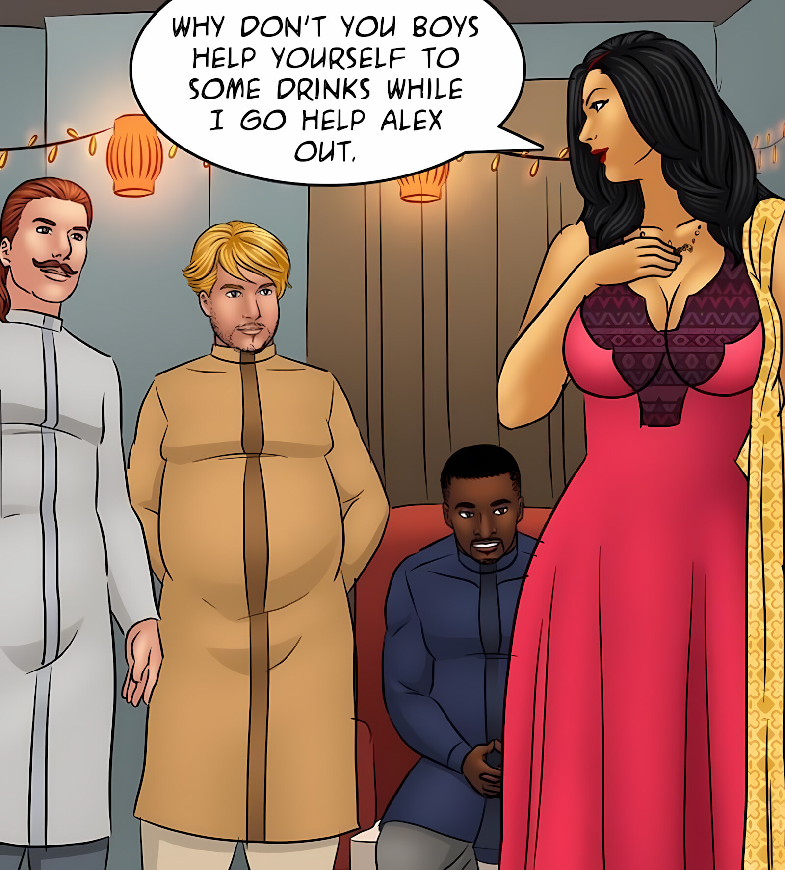 Savita Bhabhi 91-100 [Kirtu], Savita Bhabhi 96 - Fireworks, page 23 of 151