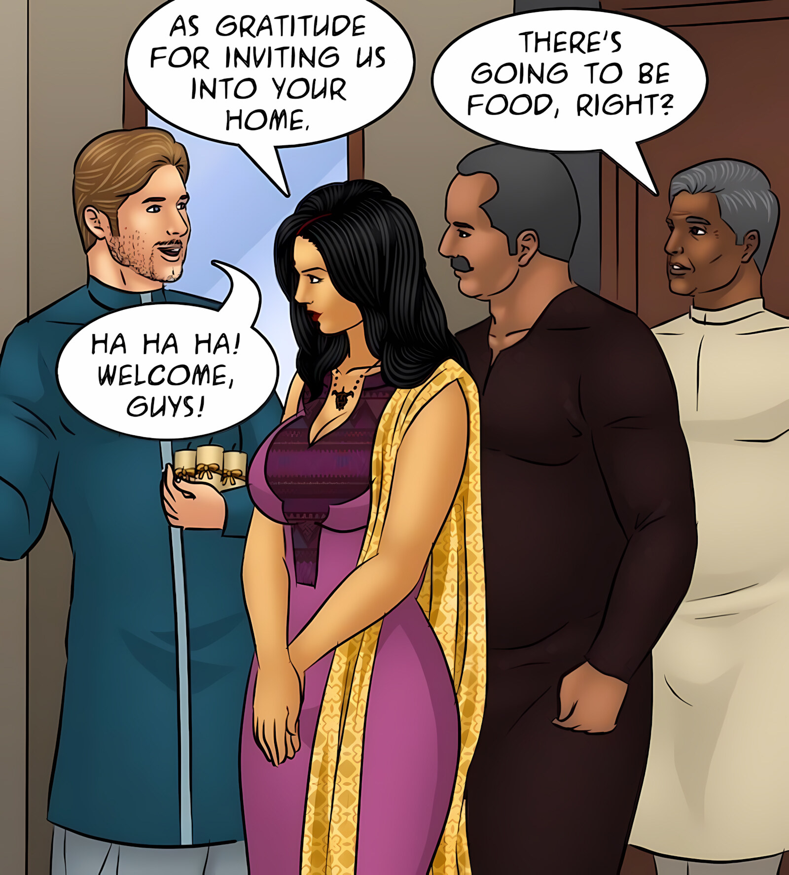 Savita Bhabhi 91-100 [Kirtu], Savita Bhabhi 96 - Fireworks, page 4 of 151